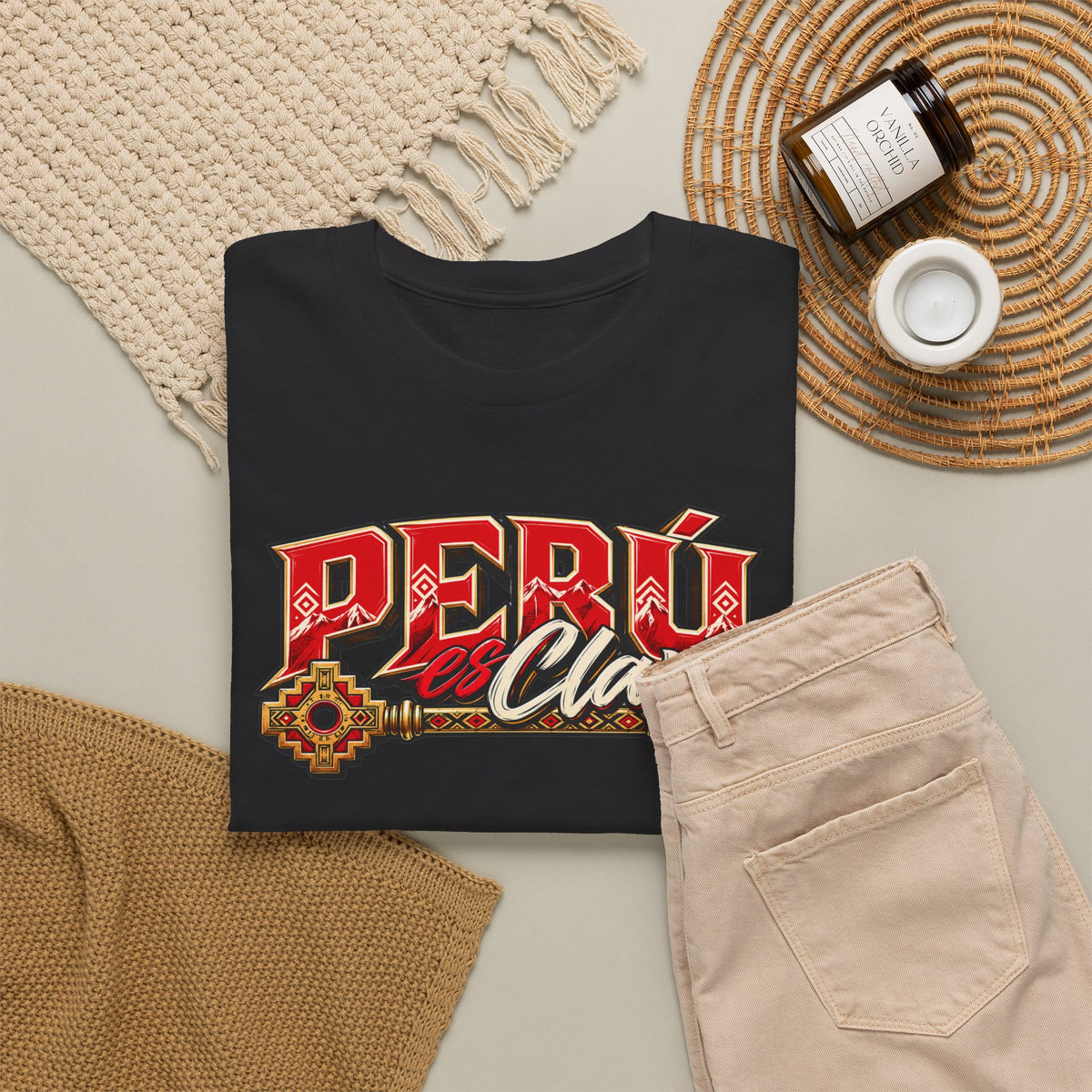 Best Perú es Clave T-Shirt - Gold Key & Andes Peruvian Tee