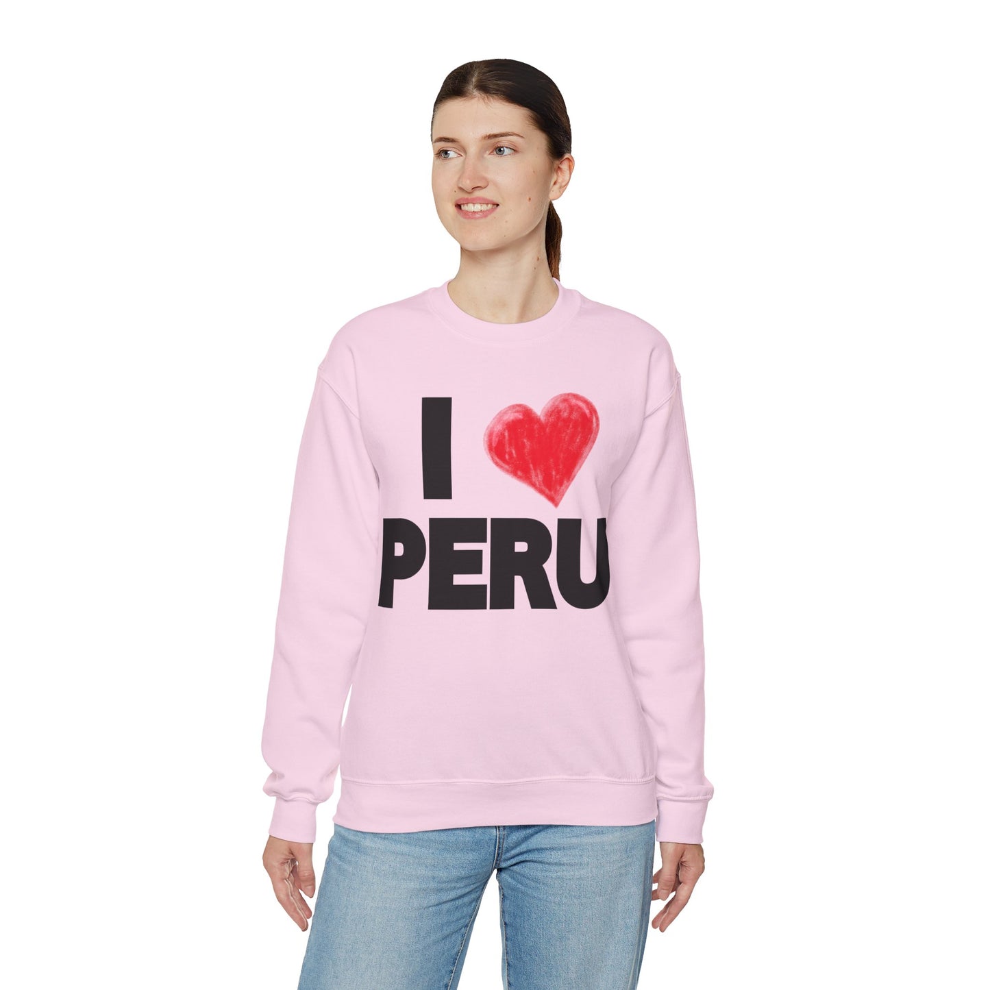 Best Unisex Sweatshirt Peruvian Inspired "I Love Peru"