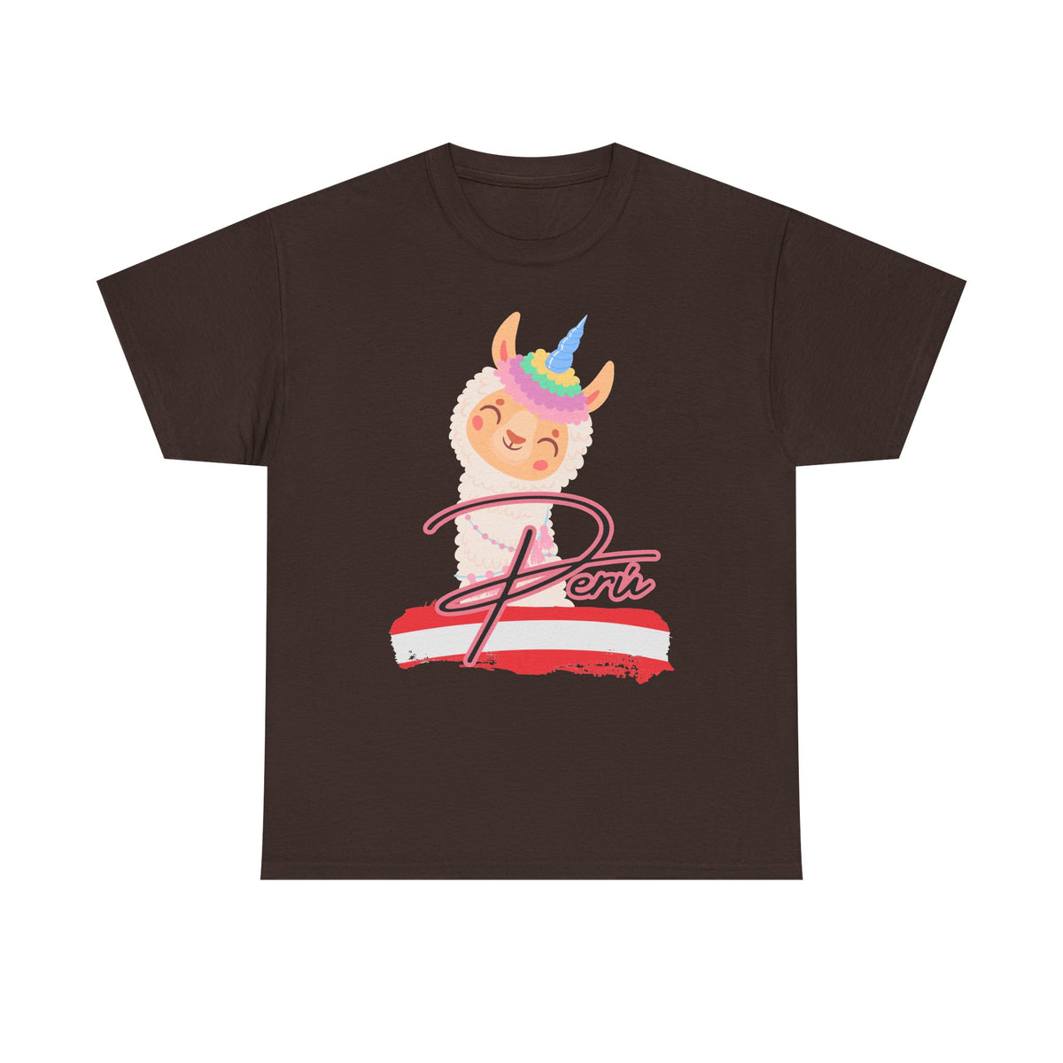 Best Peru Unicorn Llama T-Shirt USA Unisex Cute Peru Pride Tee