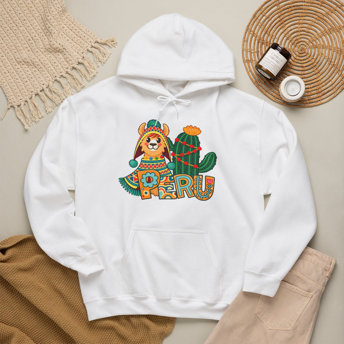 Best Chullo Llama Peru Hoodie - Cute Andean Poncho Gift