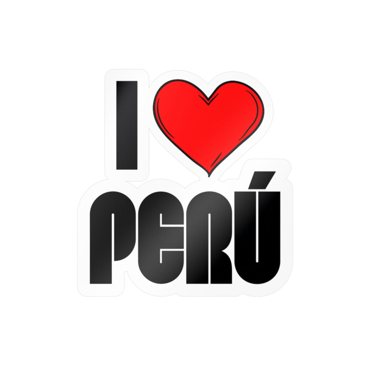 Best I Love Peru Sticker - Vinyl Decal