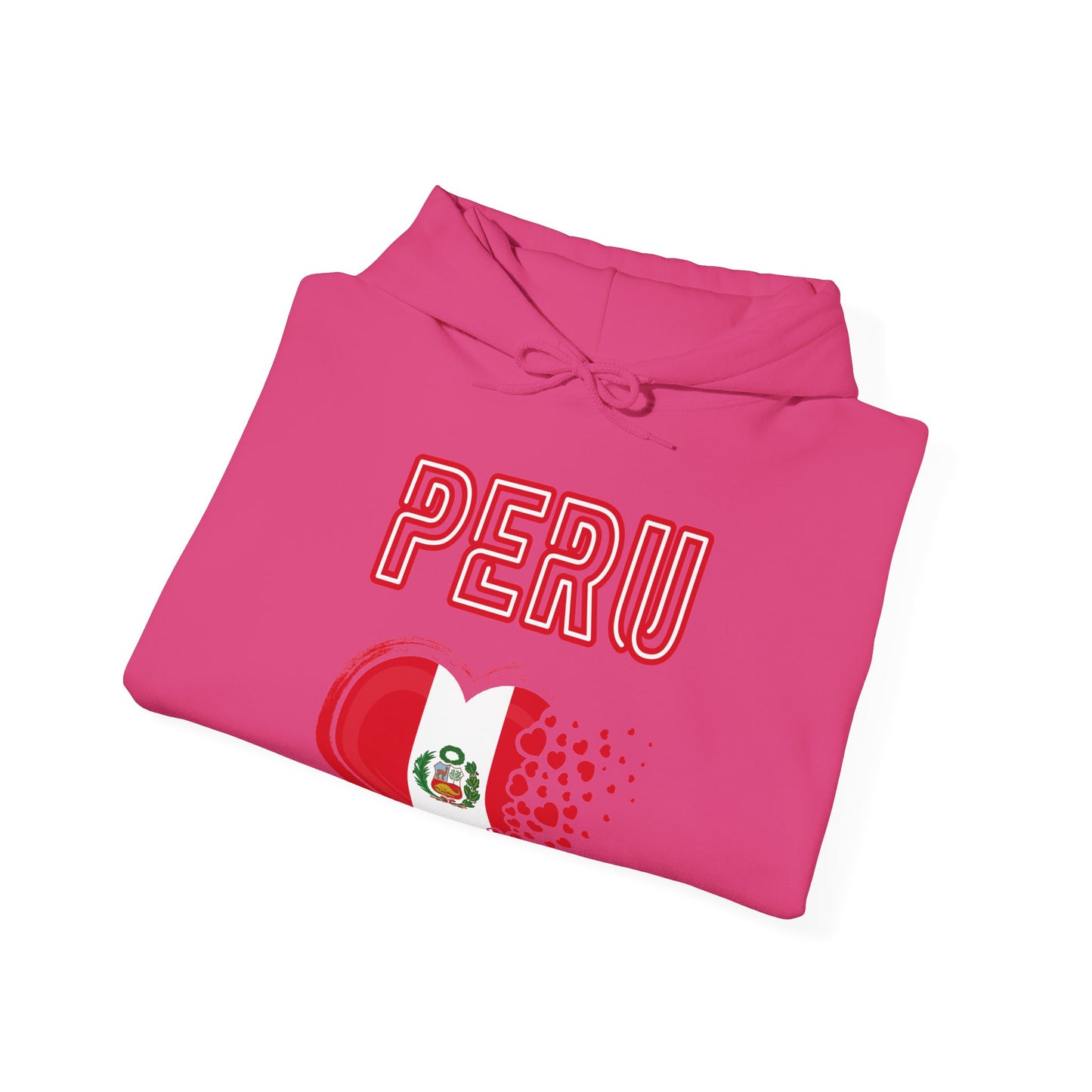 Best Peru Heart Flag Hoodie - Peruvian Pullover