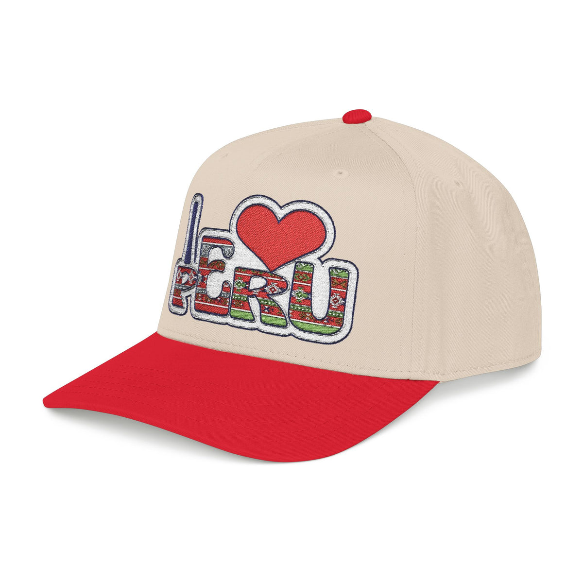 Best I Love Peru Hat - Embroidered Andean Textile Cap