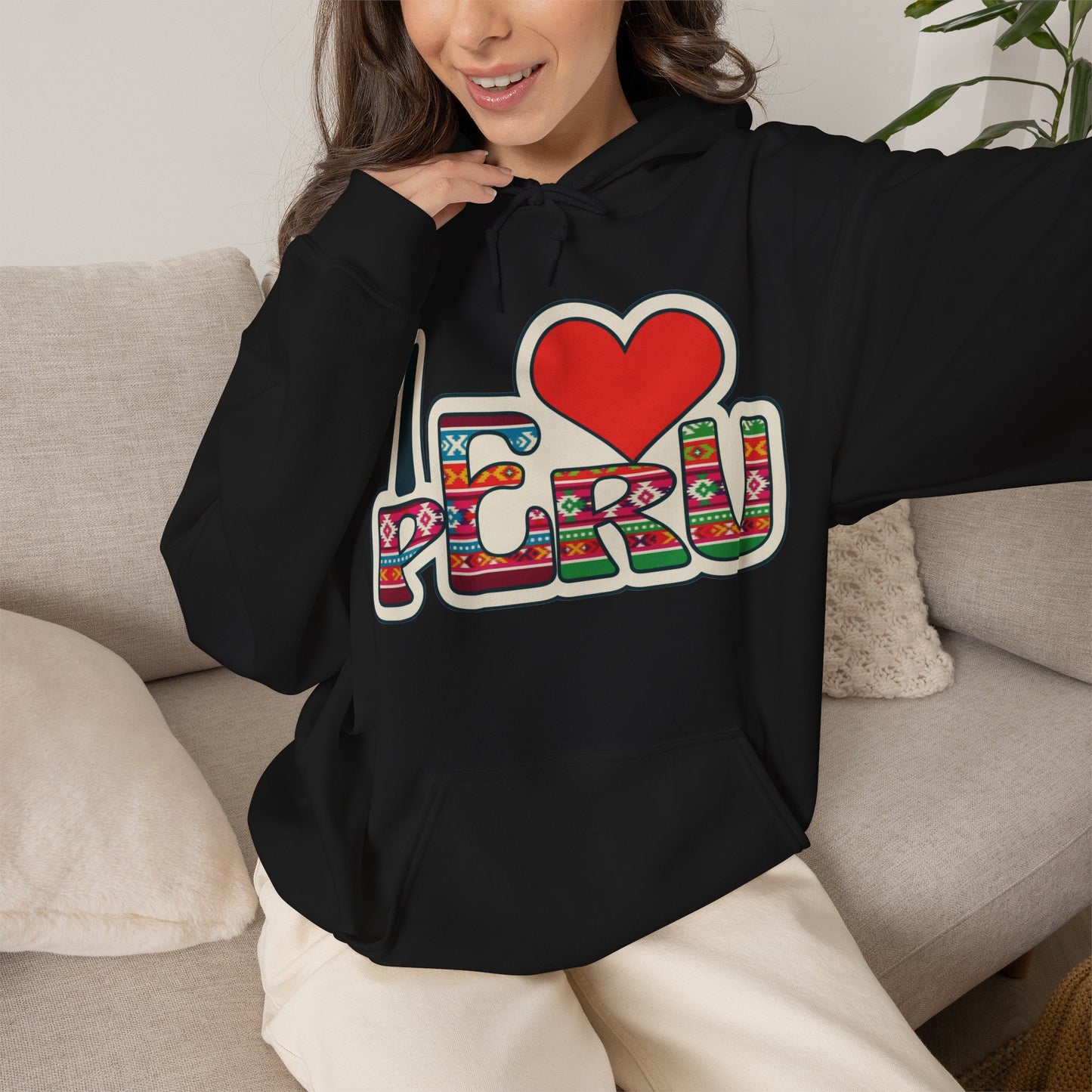 Best I Love Peru Unisex Hoodie - Peruvian Pride