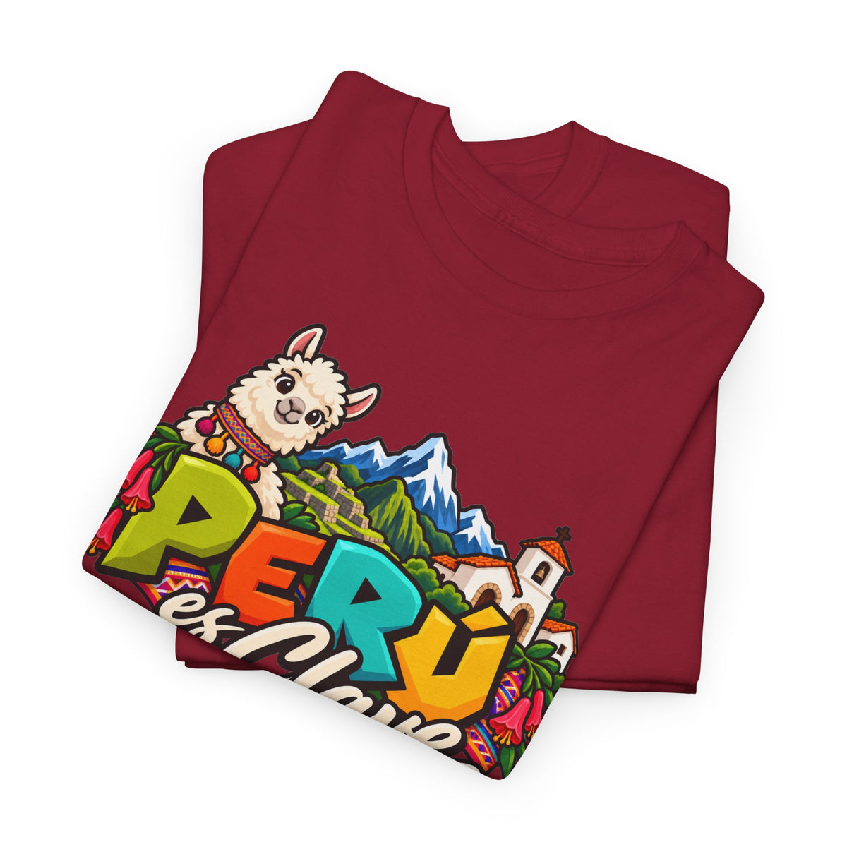 Best Perú es Clave T-Shirt - Alpaca & Machu Picchu Tee Gift