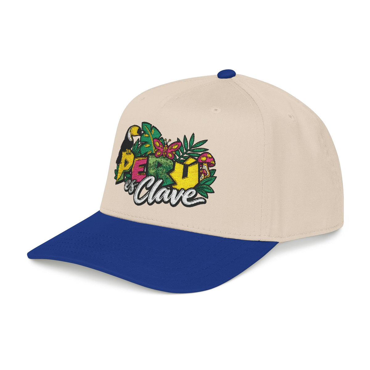 Best Perú es Clave Hat - Embroidered Amazon Toucan Cap