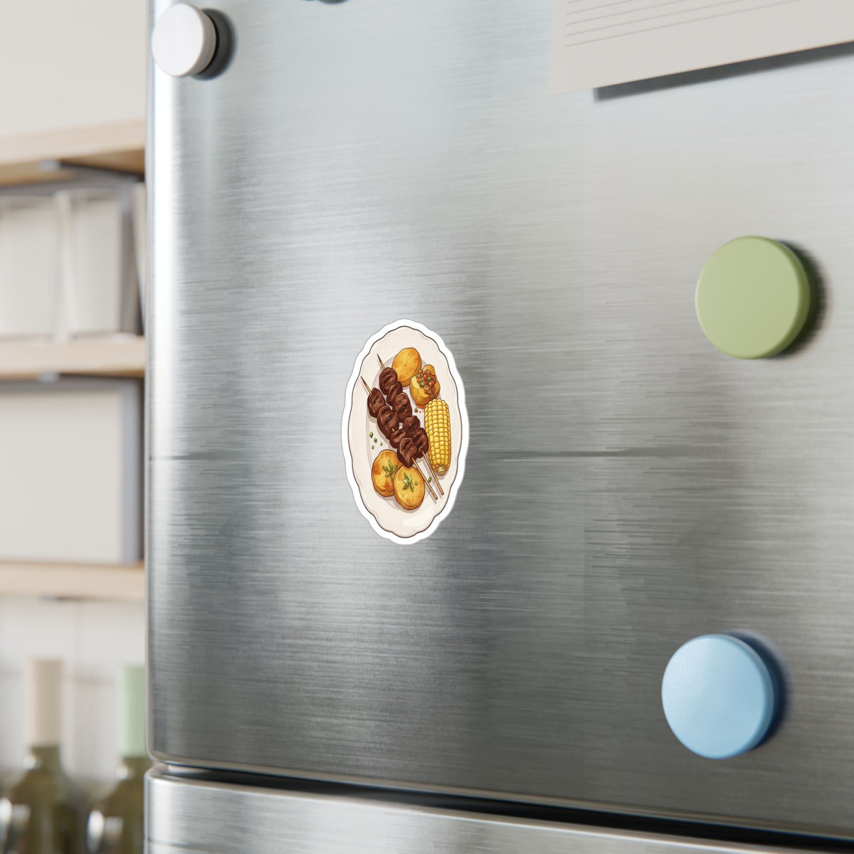 Best Anticuchos Sticker - Peruvian Food Vinyl Decal Gift