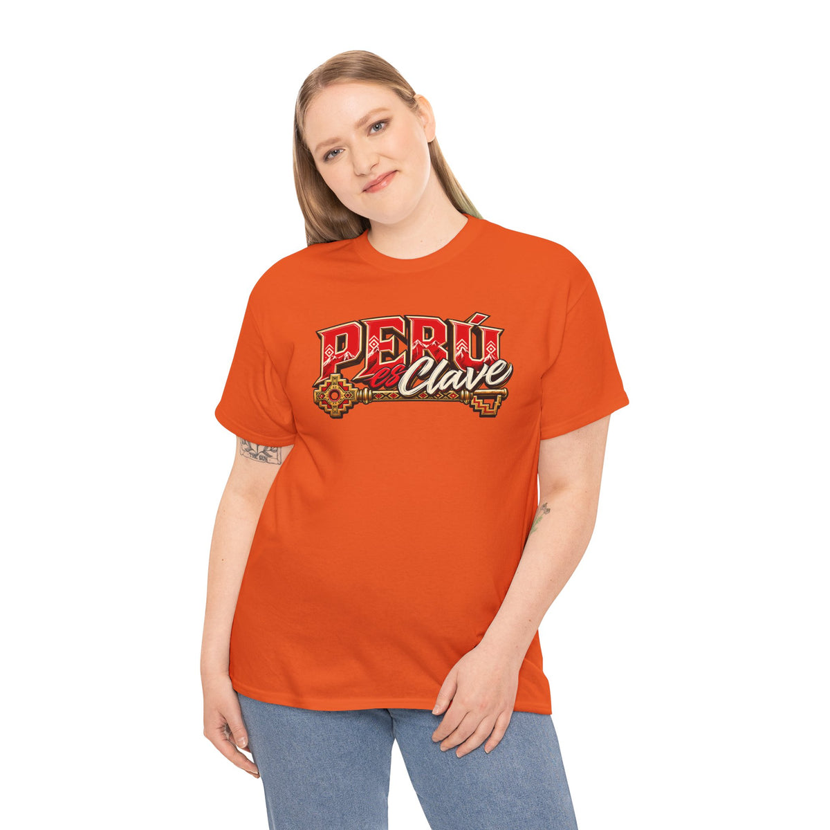 Best Perú es Clave T-Shirt - Gold Key & Andes Peruvian Tee