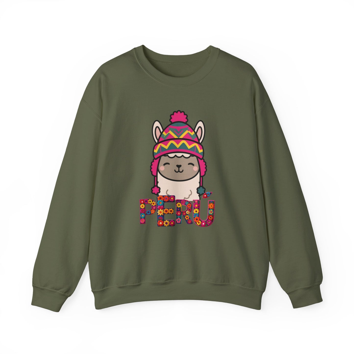 Best Peru Llama Chullo Sweatshirt - Cute Peruvian Tee