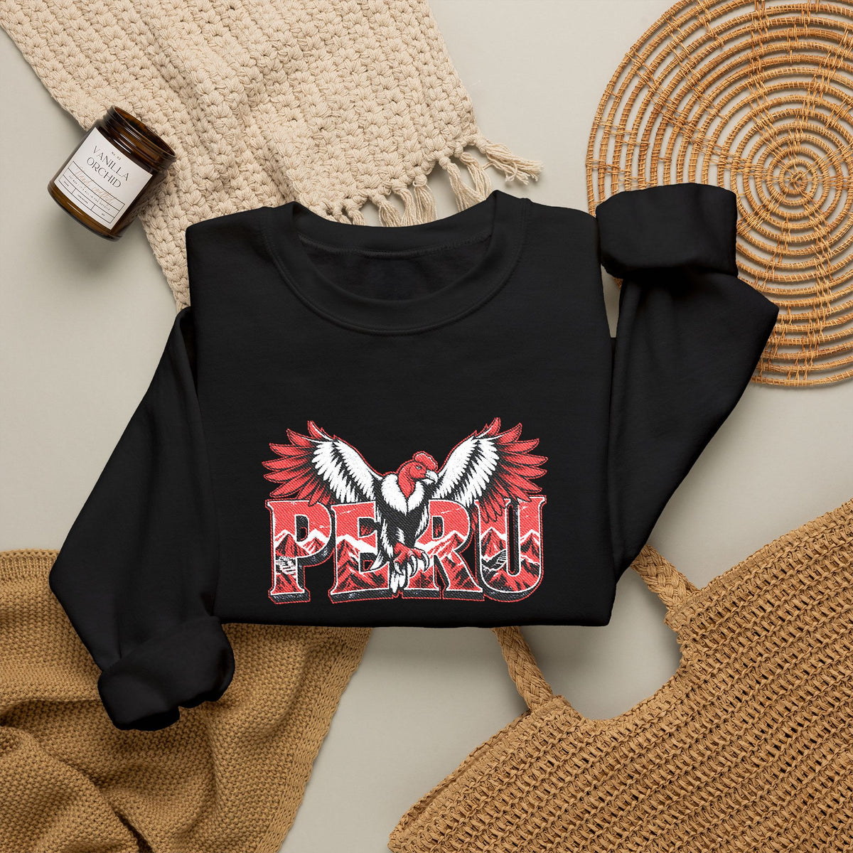 Best Peru Condor Embroidered Sweatshirt USA