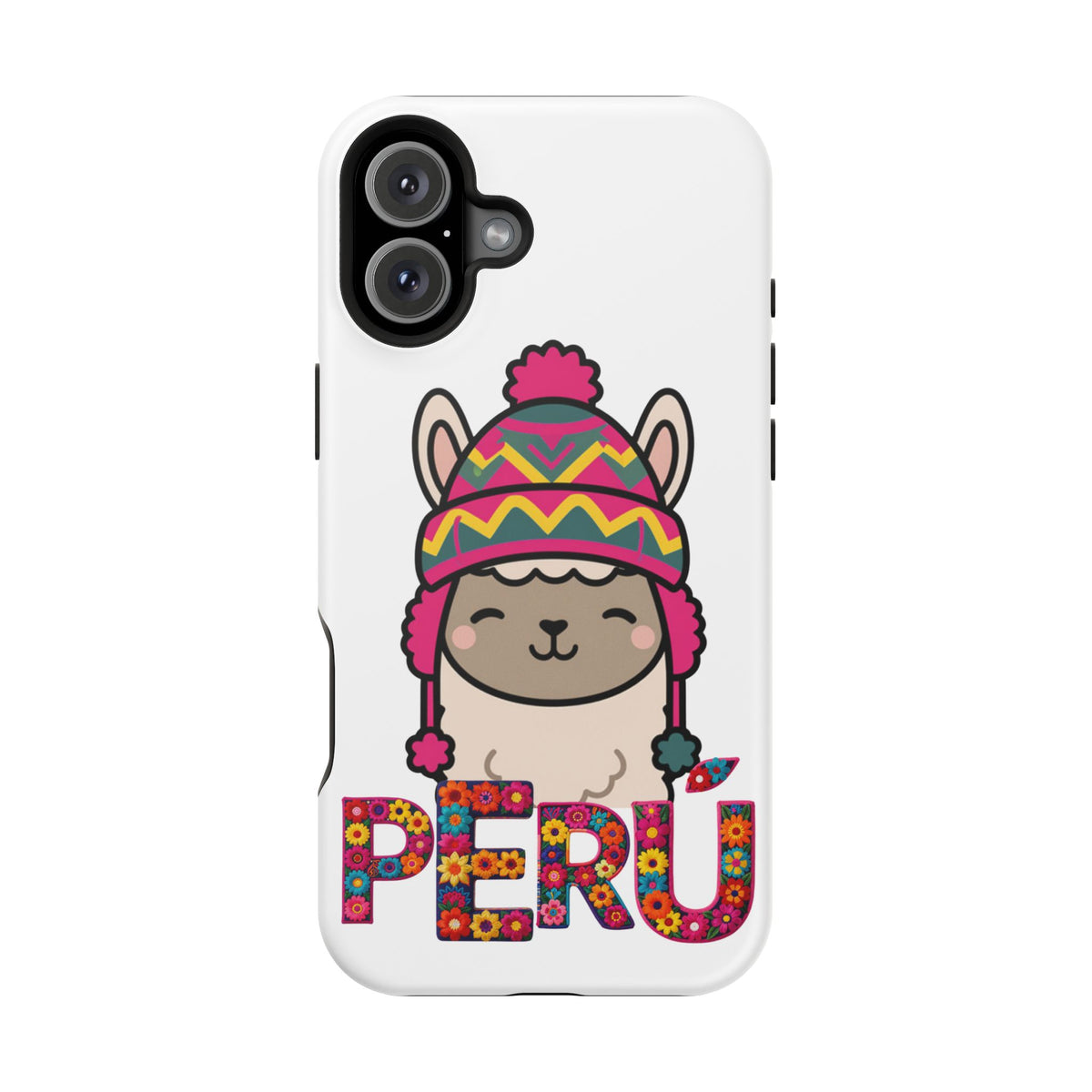 Best Peru Phone Case – Cute Llama with Chullo | Peruvian Gift