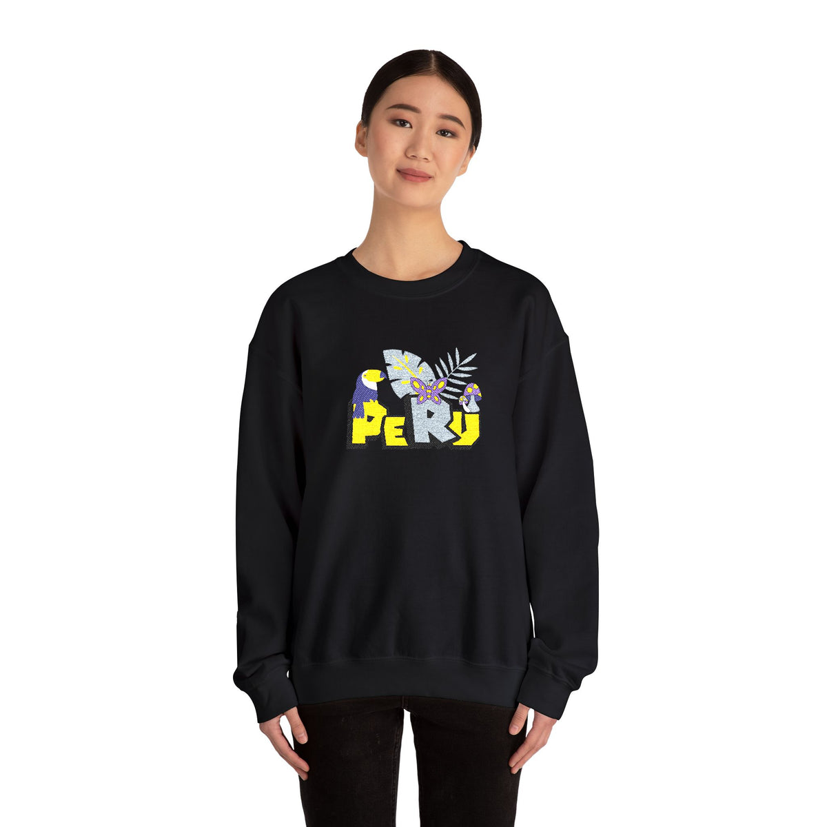 Best Peru Jungle Embroidered Sweatshirt USA