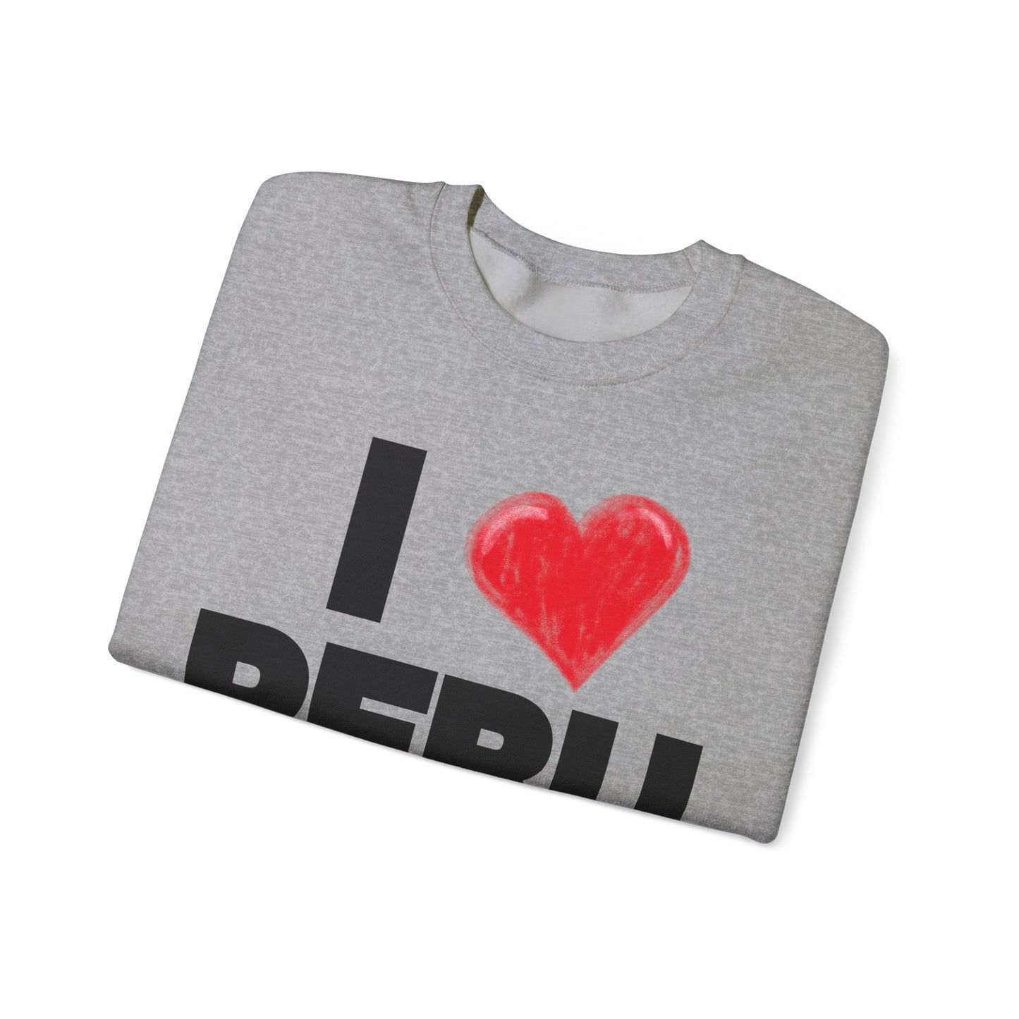 Best Peruvian Unisex Sweatshirt "I Love Peru"