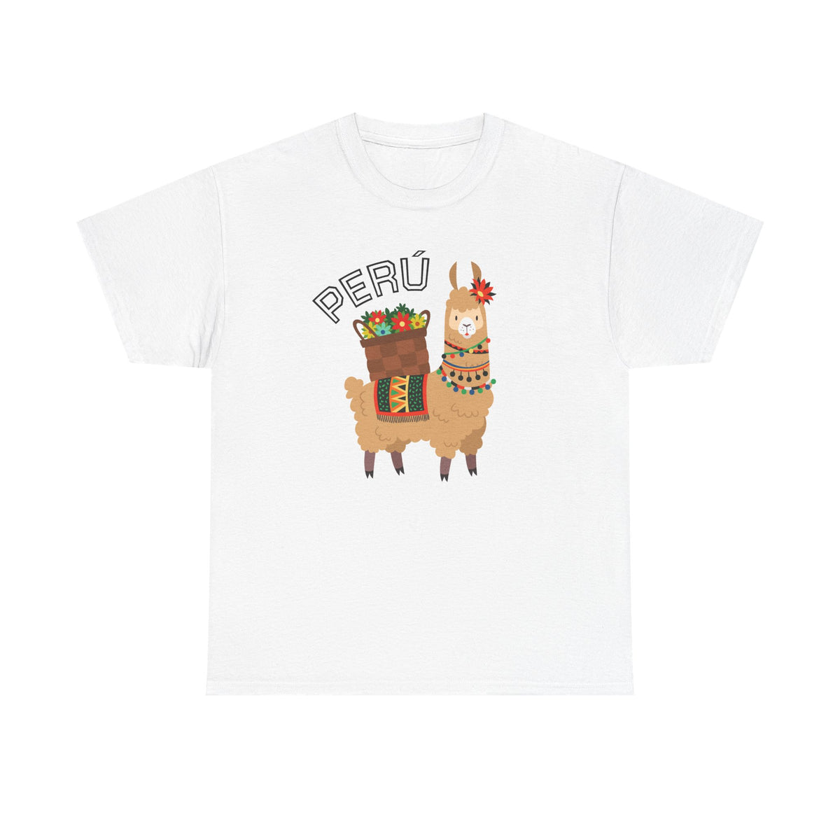 Best Peru Llama T-Shirt USA Unisex Andean Llama Pride Tee