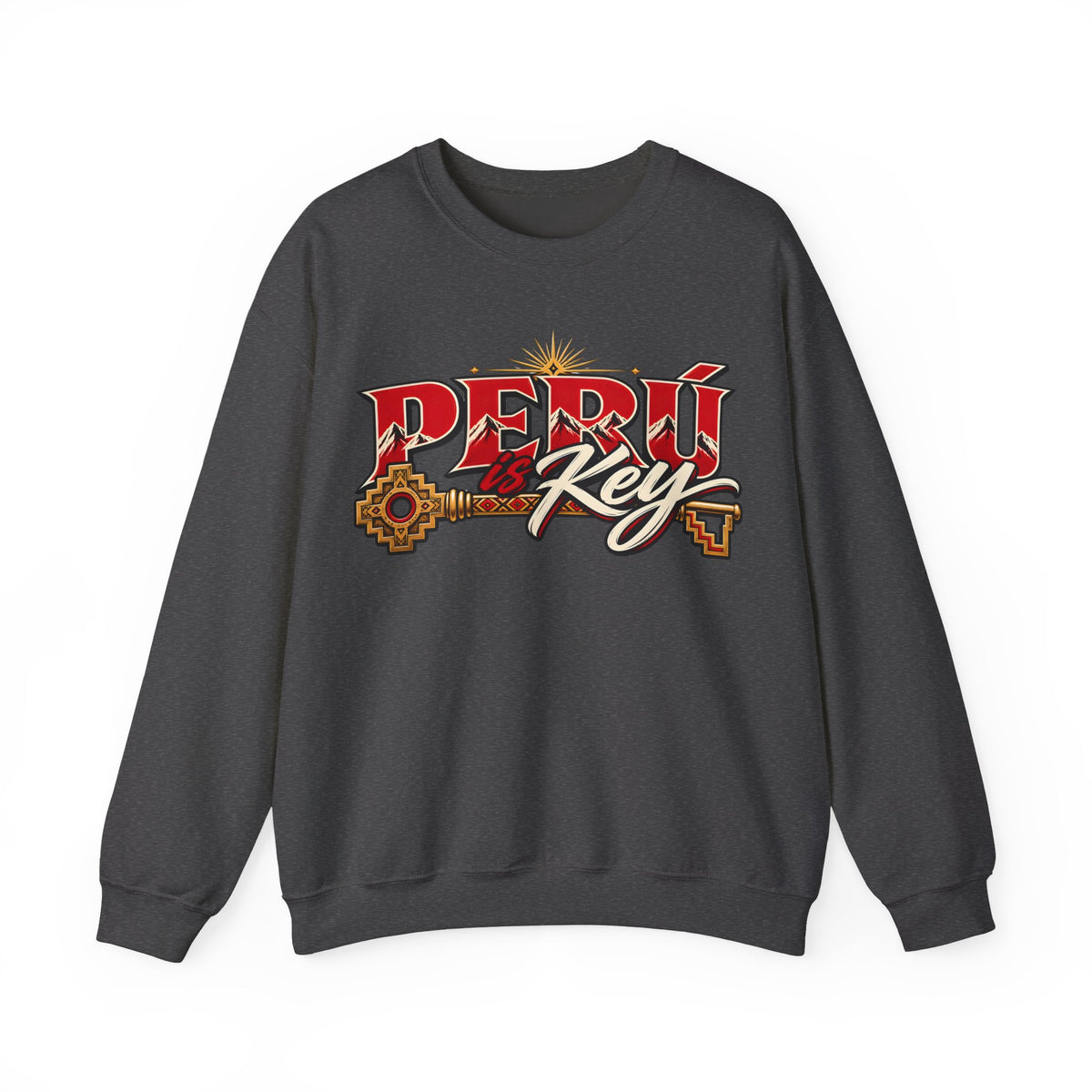 Best Peru is Key Sweatshirt - Golden Sun Andes Crewneck