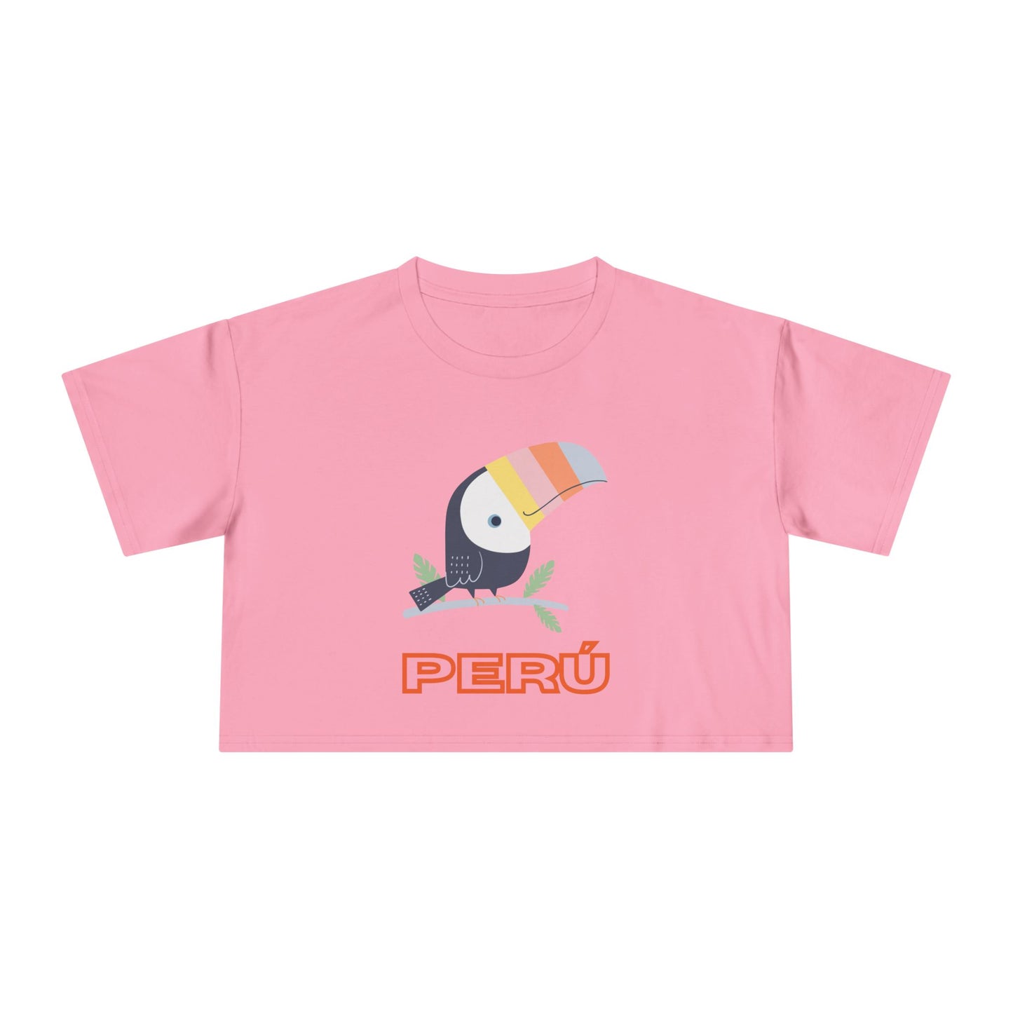 Best Peru Toucan Crop Top Bold Design | Peruvian Gift USA
