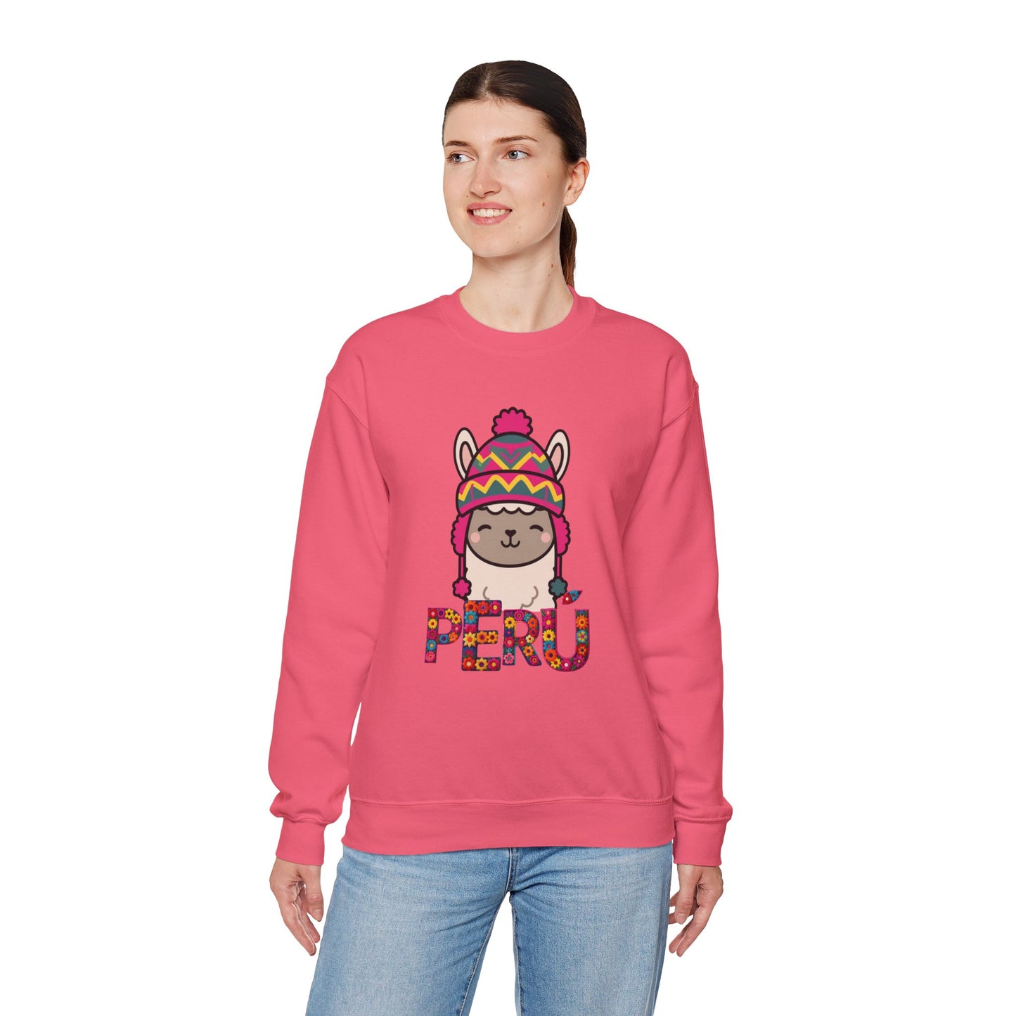 Best Peru Llama Chullo Sweatshirt - Cute Peruvian Tee