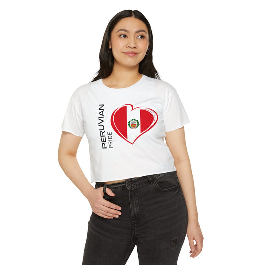 Best Peruvian Crop Top "Peru Flag"