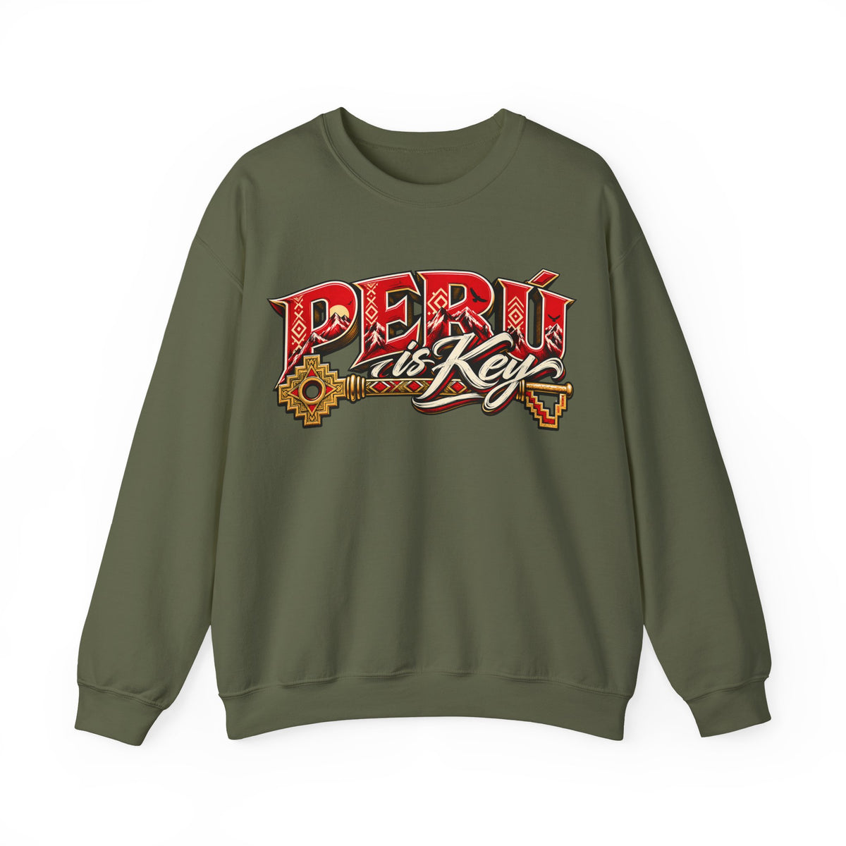 Best Peru is Key Sweatshirt - Andes Sun & Condor Crewneck