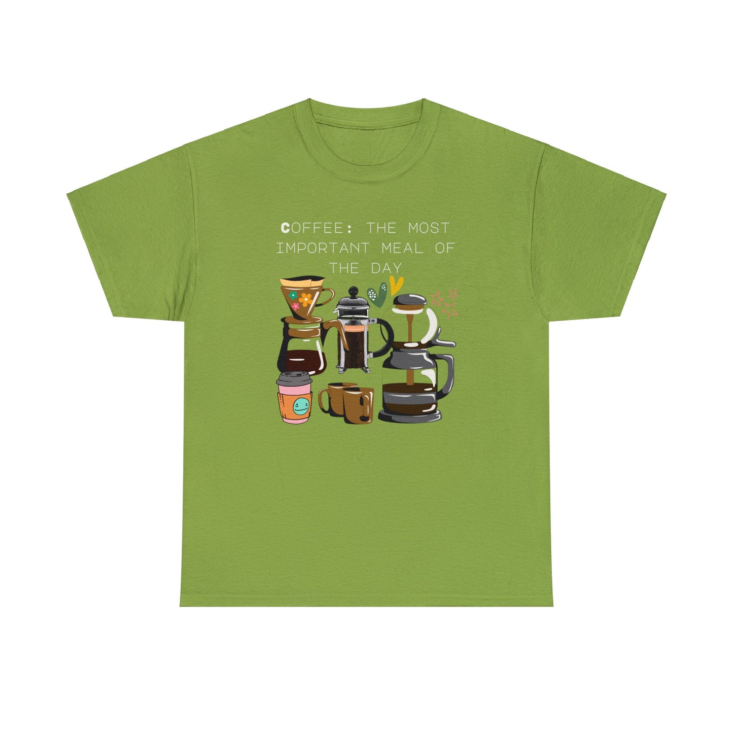 Best Unisex Coffee T-Shirt "Coffee: the most important meal of the day"