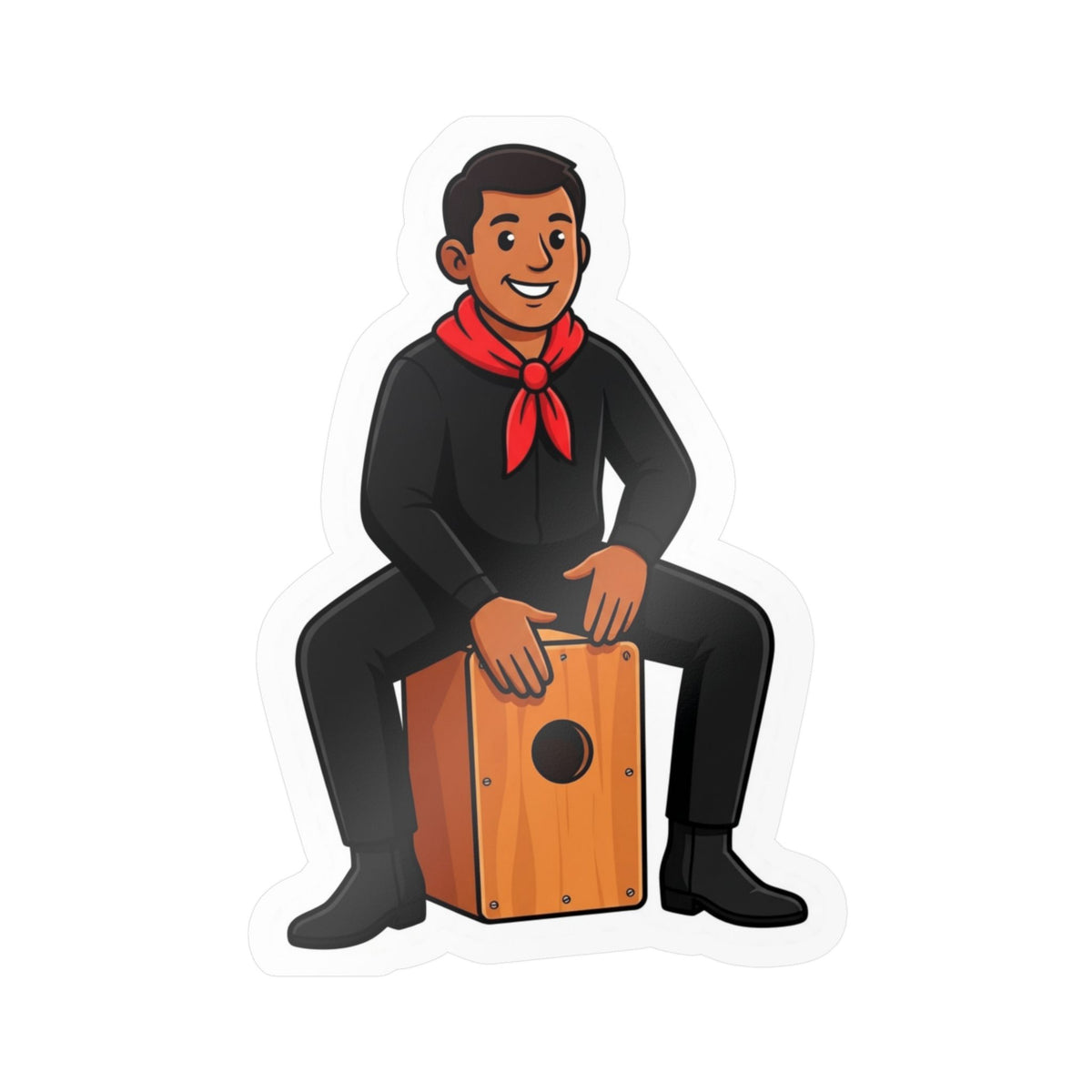 Best Peruvian Cajón Sticker - Afro-Peruvian Music Decal