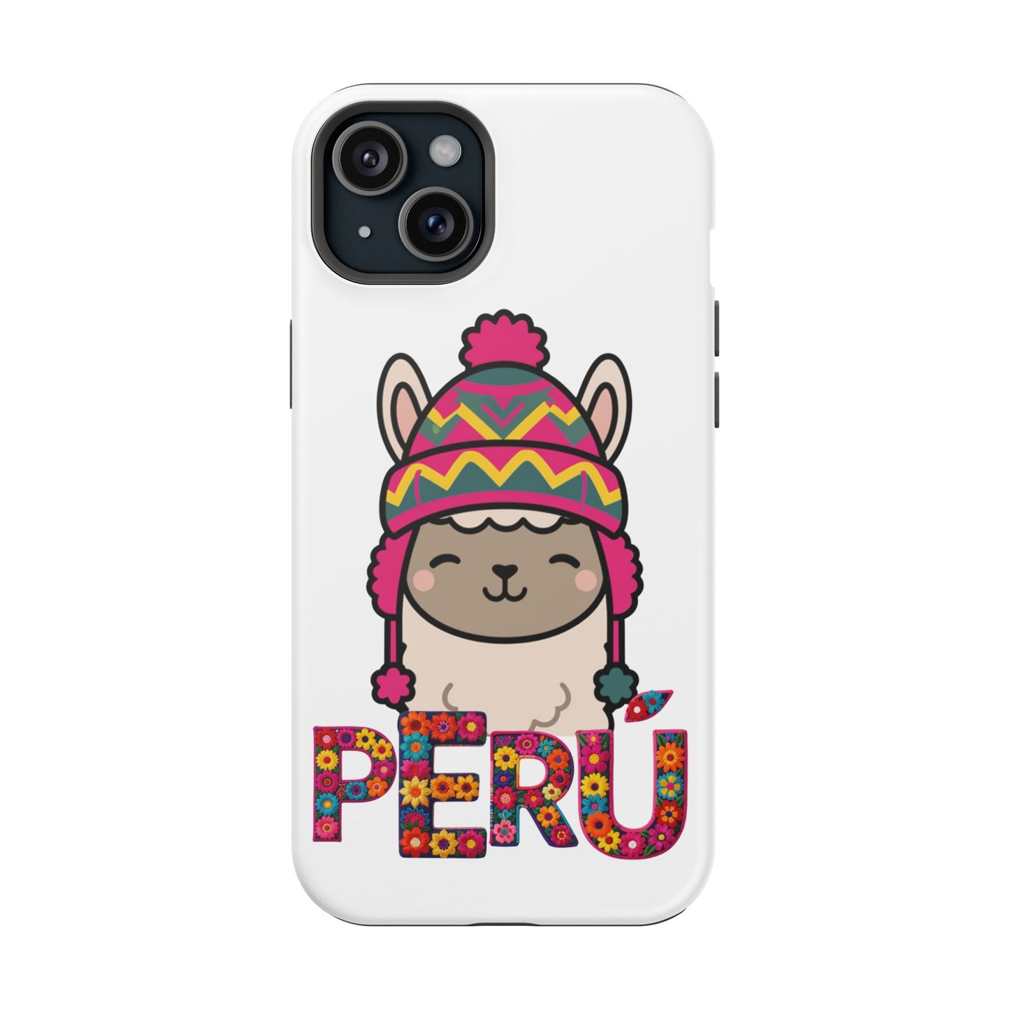 Best Peru Phone Case – Cute Llama with Chullo | Peruvian Gift