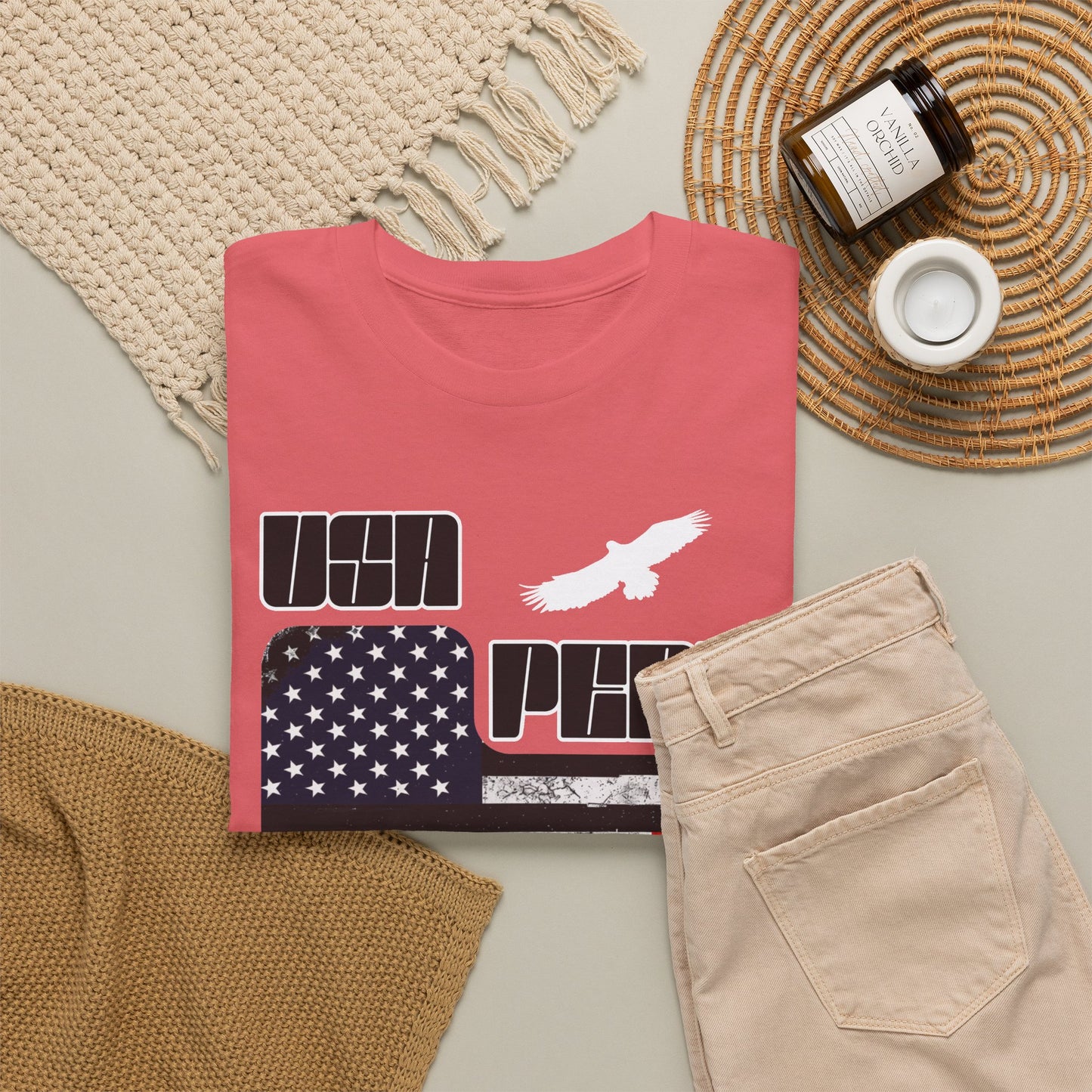 Best USA Peru Flag T-Shirt - Peruvian American Tee
