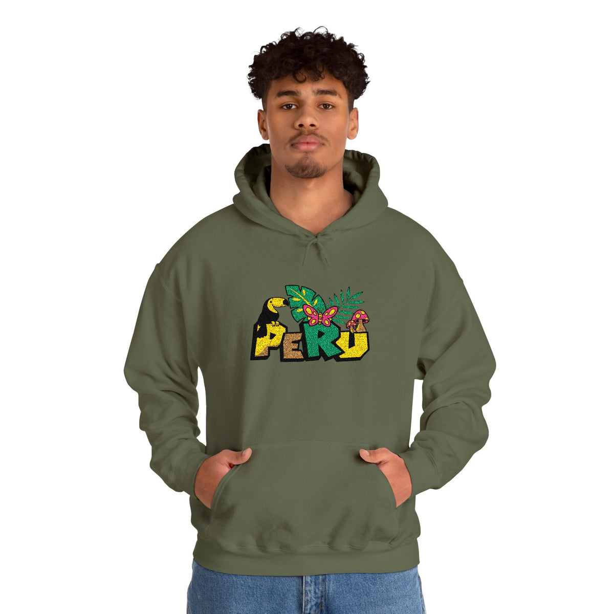 Best Peru Jungle Hoodie - Embroidered Toucan Amazon Gift