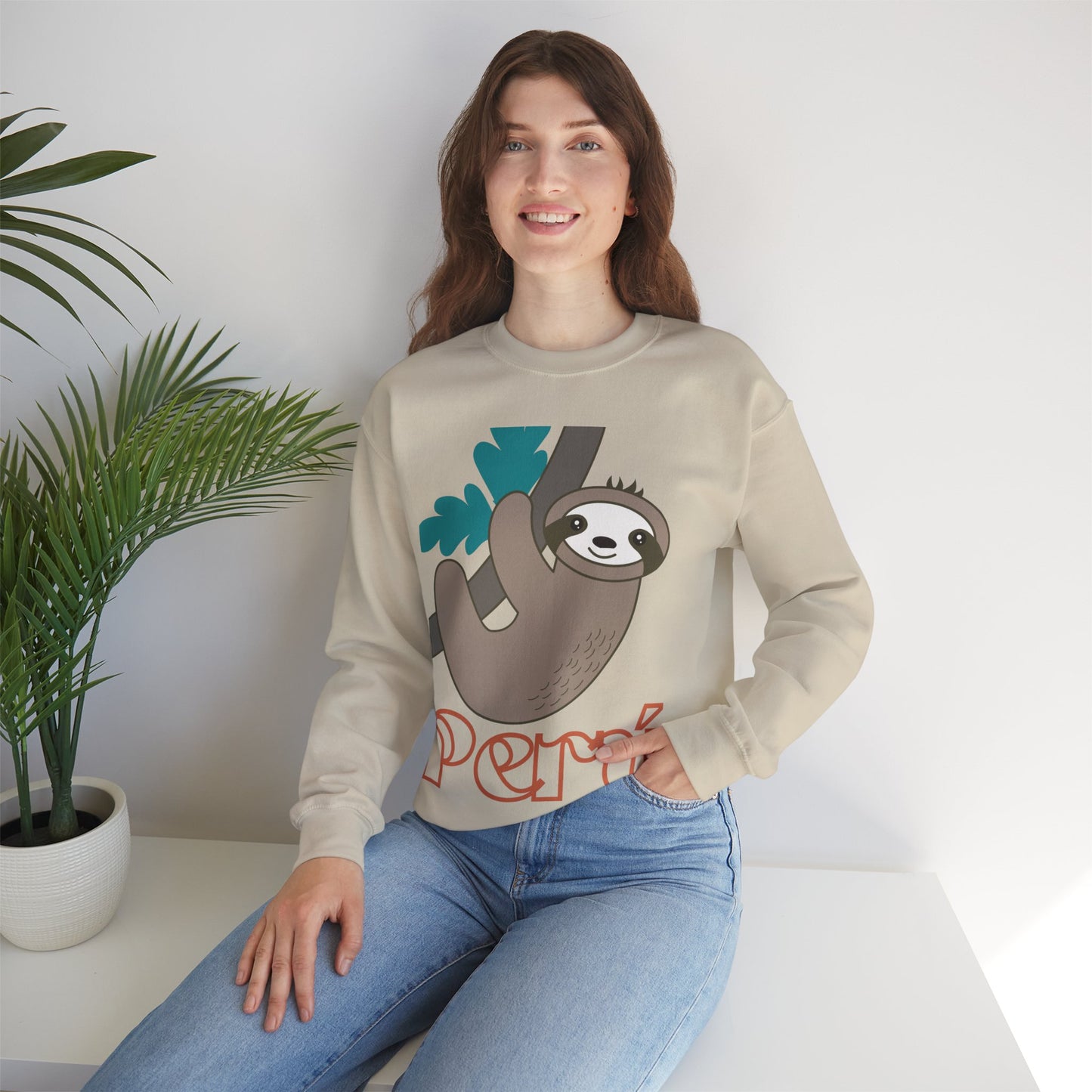 Best Unisex Peruvian Sweatshirt "Peru Rain Forest"