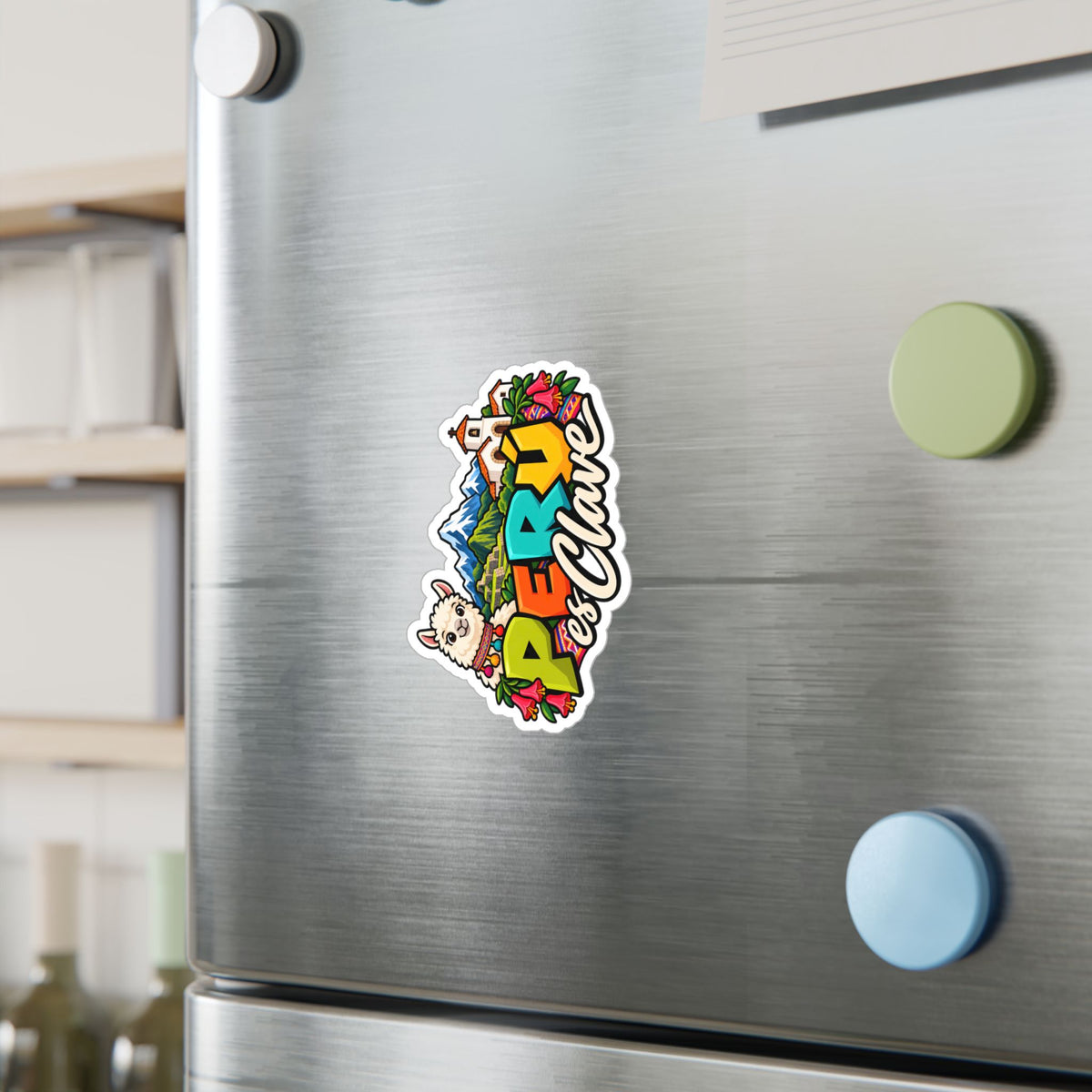 Best Perú es Clave Sticker - Alpaca & Machu Picchu Decal
