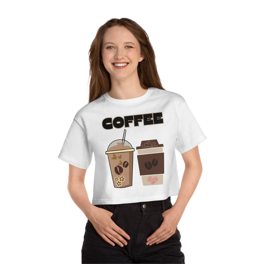 Best Customized Champion Coffee Cropped T-Shirt "Coffee"