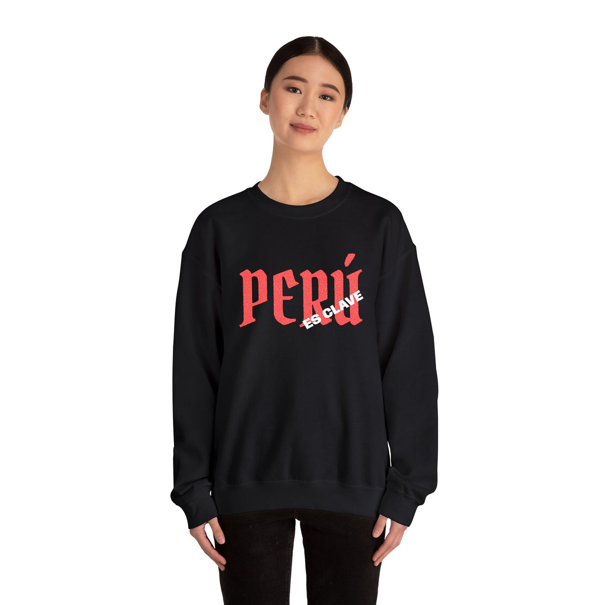 Best Peru Es Clave Embroidered Sweatshirt USA