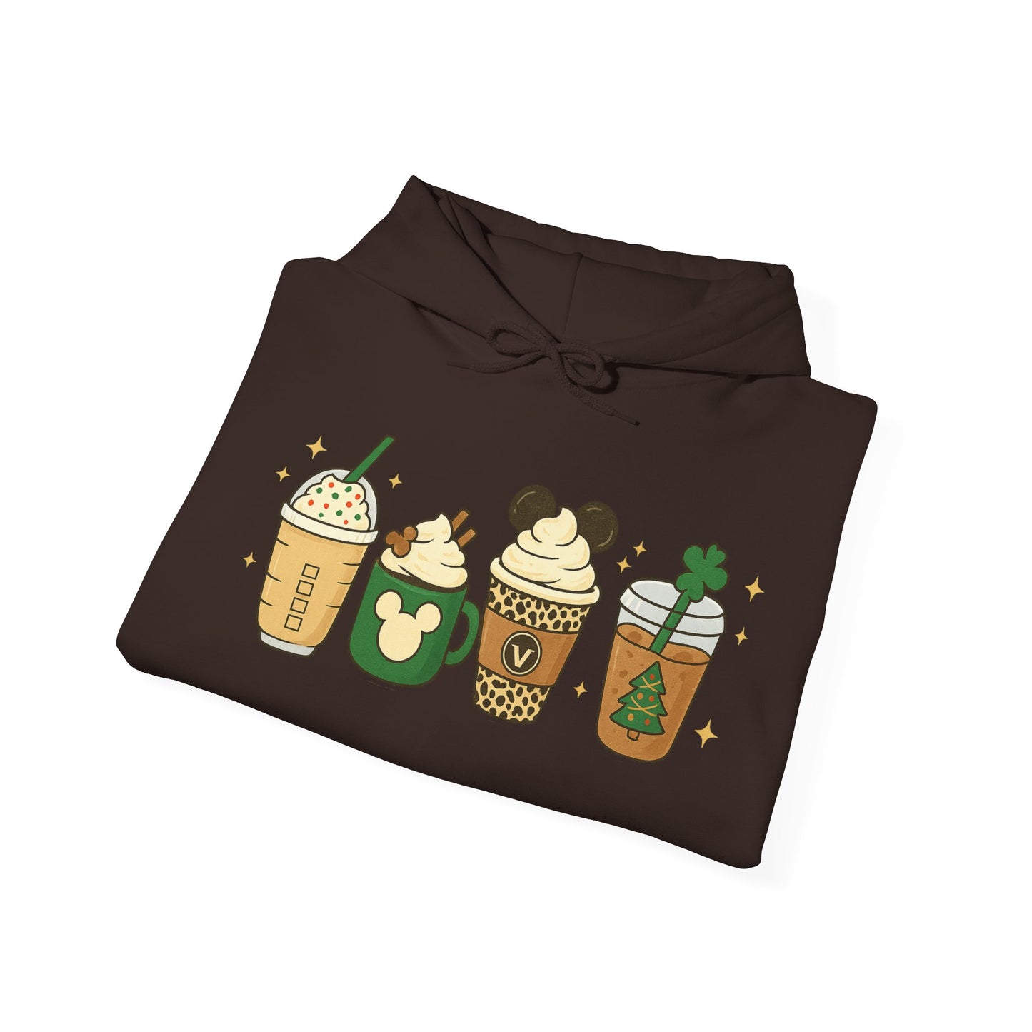 Seasonal Coffee Cups Hoodie USA ☕✨ – Unisex Coffee Hoodie for Every Occasion