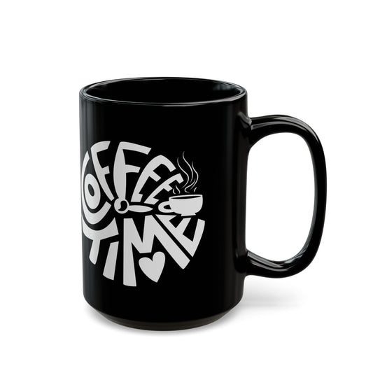 Best Black Coffee Mug Bold & Brewed: The 'Coffee Time' Mug You Need