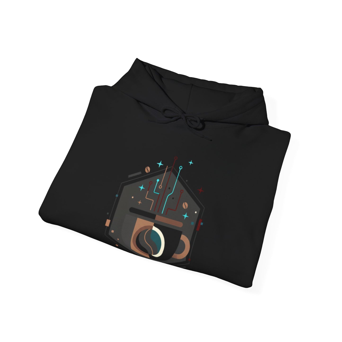 ⚡☕ Tech Coffee Circuit Hoodie USA | Modern Coffee Lovers Hoodie