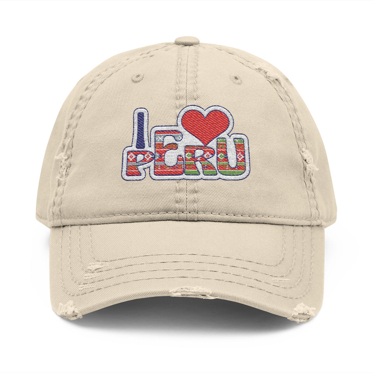 Best I Love Peru Embroidered Hat in the USA