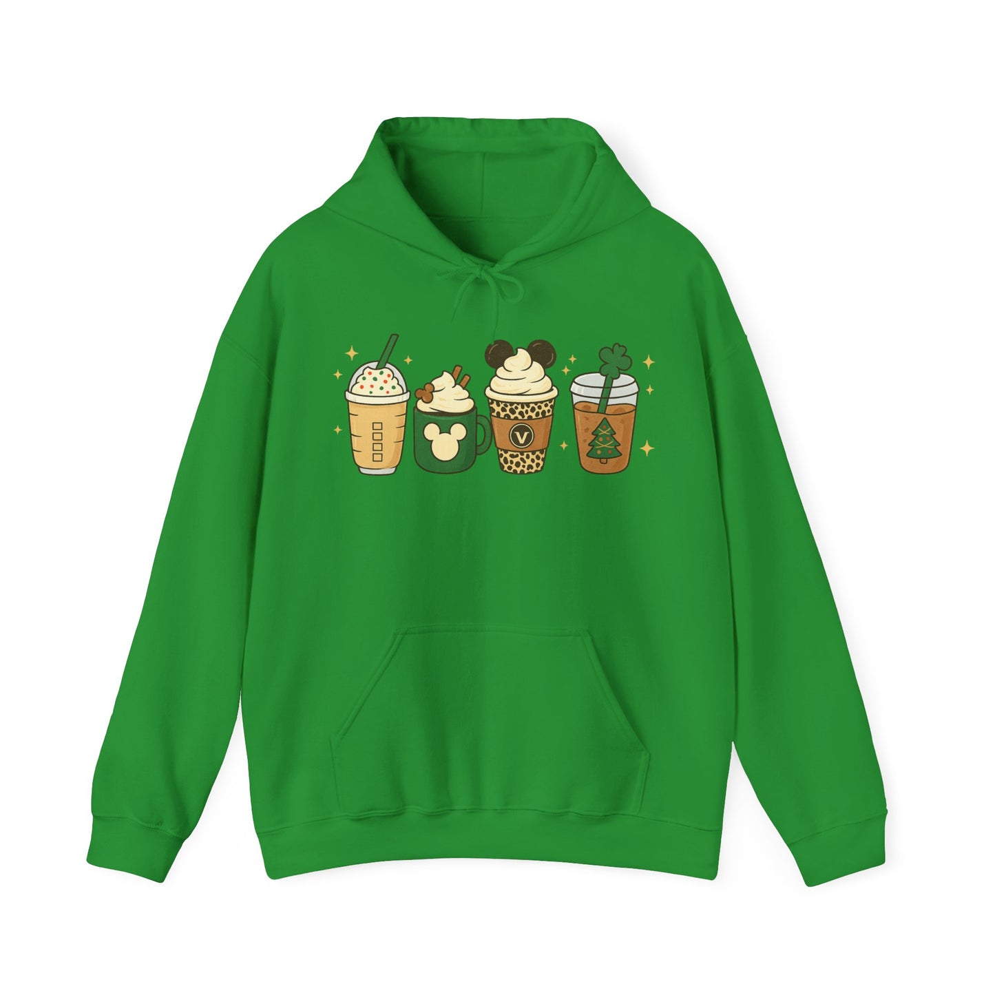 Seasonal Coffee Cups Hoodie USA ☕✨ – Unisex Coffee Hoodie for Every Occasion
