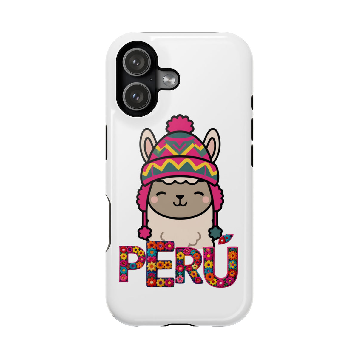 Best Peru Phone Case – Cute Llama with Chullo | Peruvian Gift