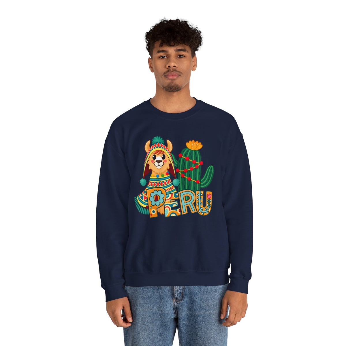 Best Peru Llama Sweatshirt - Cozy Peruvian Crewneck Gift