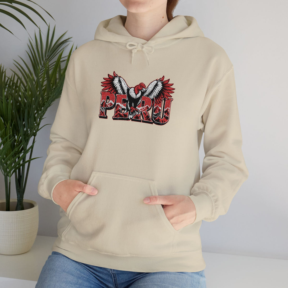 Best Peru Condor Embroidered Hoodie in USA