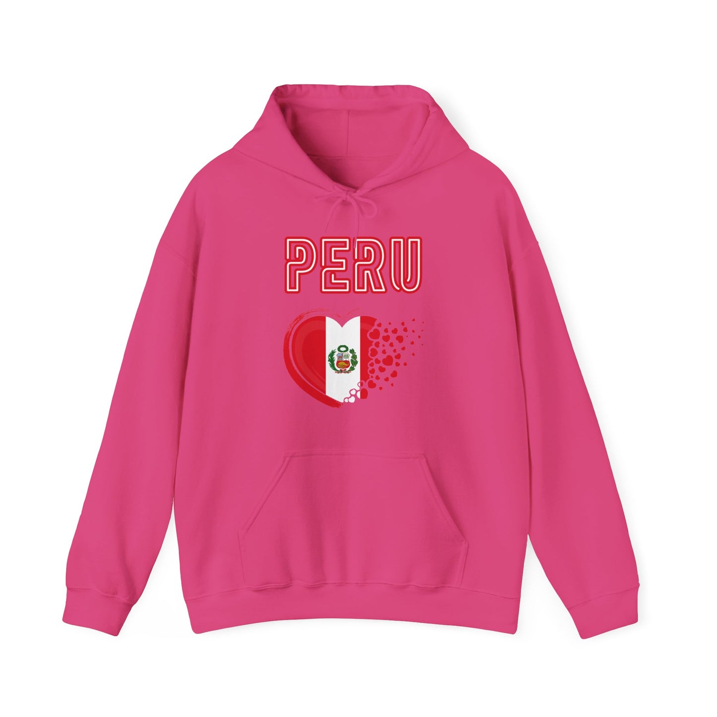 Best Peru Heart Flag Hoodie - Peruvian Pullover