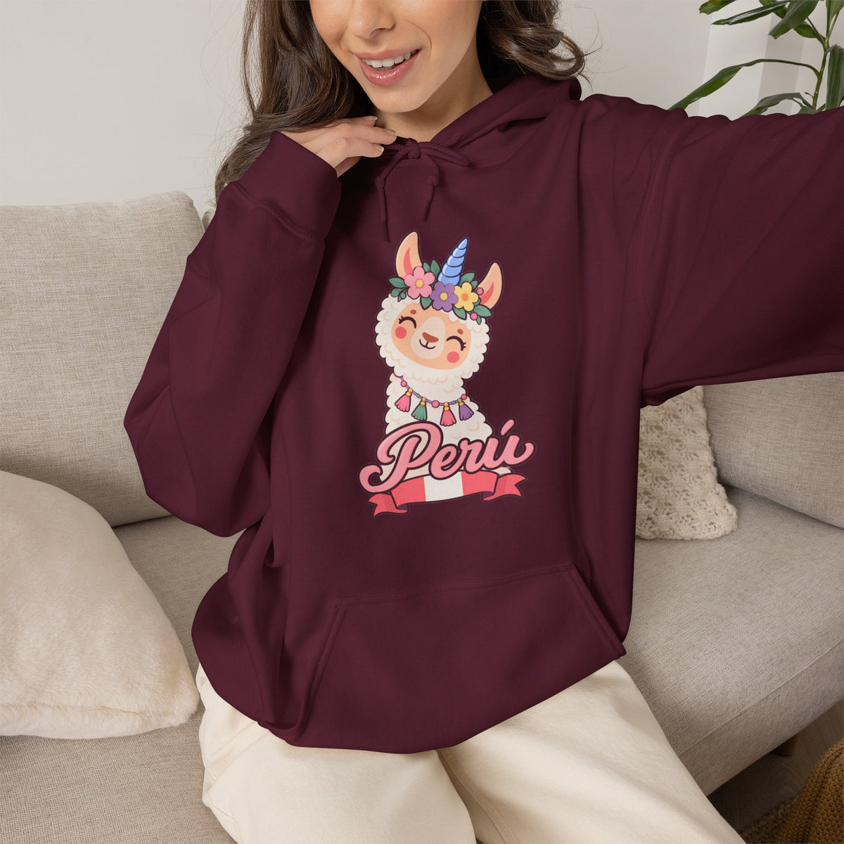 Best Unicorn Llama Peru Hoodie - Cute Llamacorn Gift