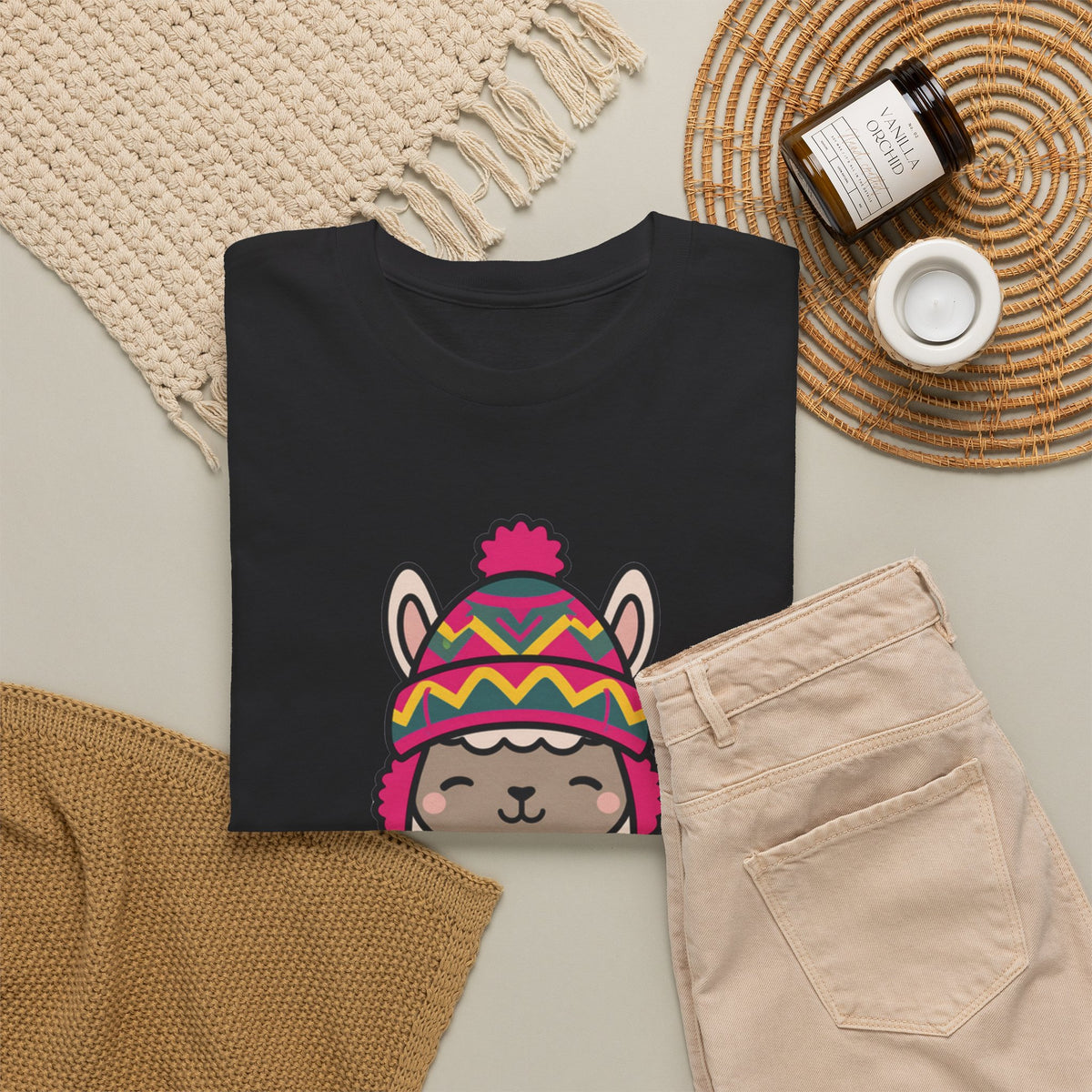 Best Peru Chullo Llama T-Shirt USA Unisex Andean Pride Tee