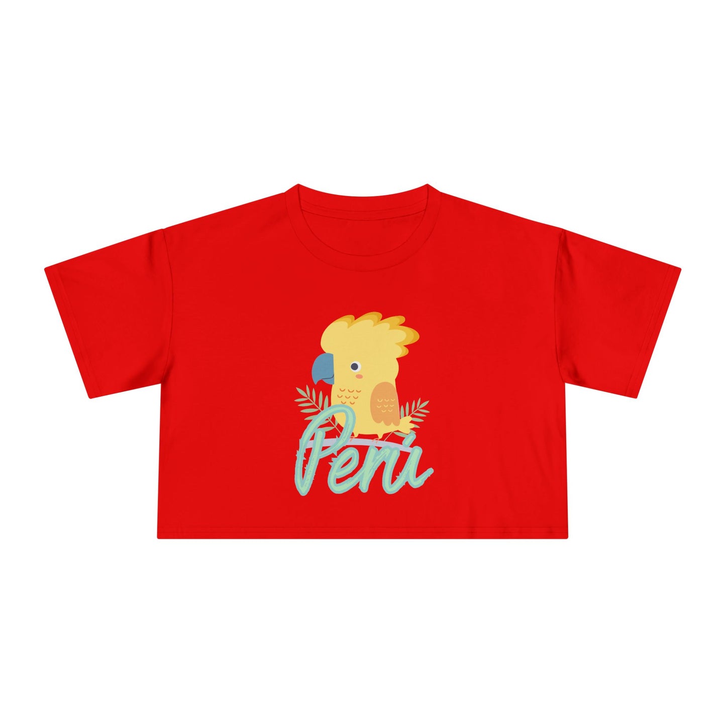 Best Peru Cockatoo Crop Top | Peruvian Gift USA