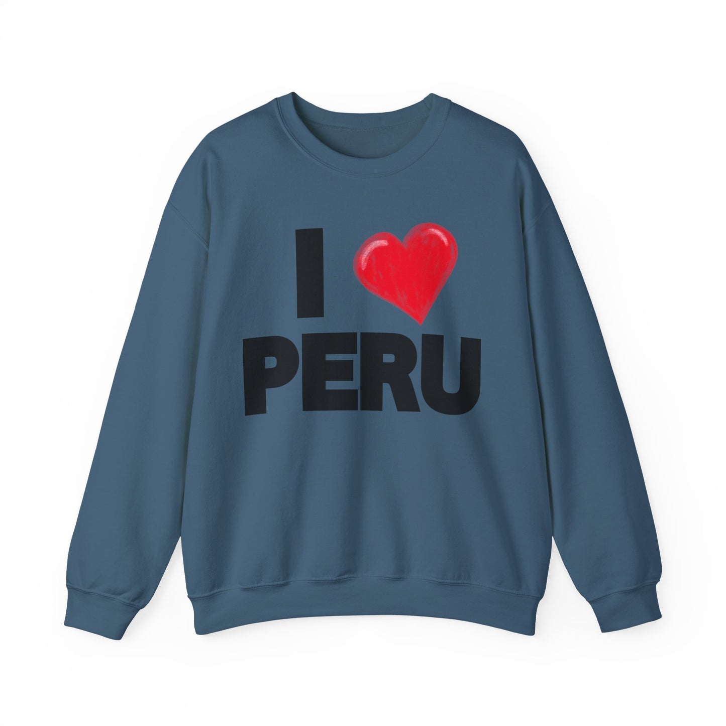 Best Peruvian Unisex Sweatshirt "I Love Peru"