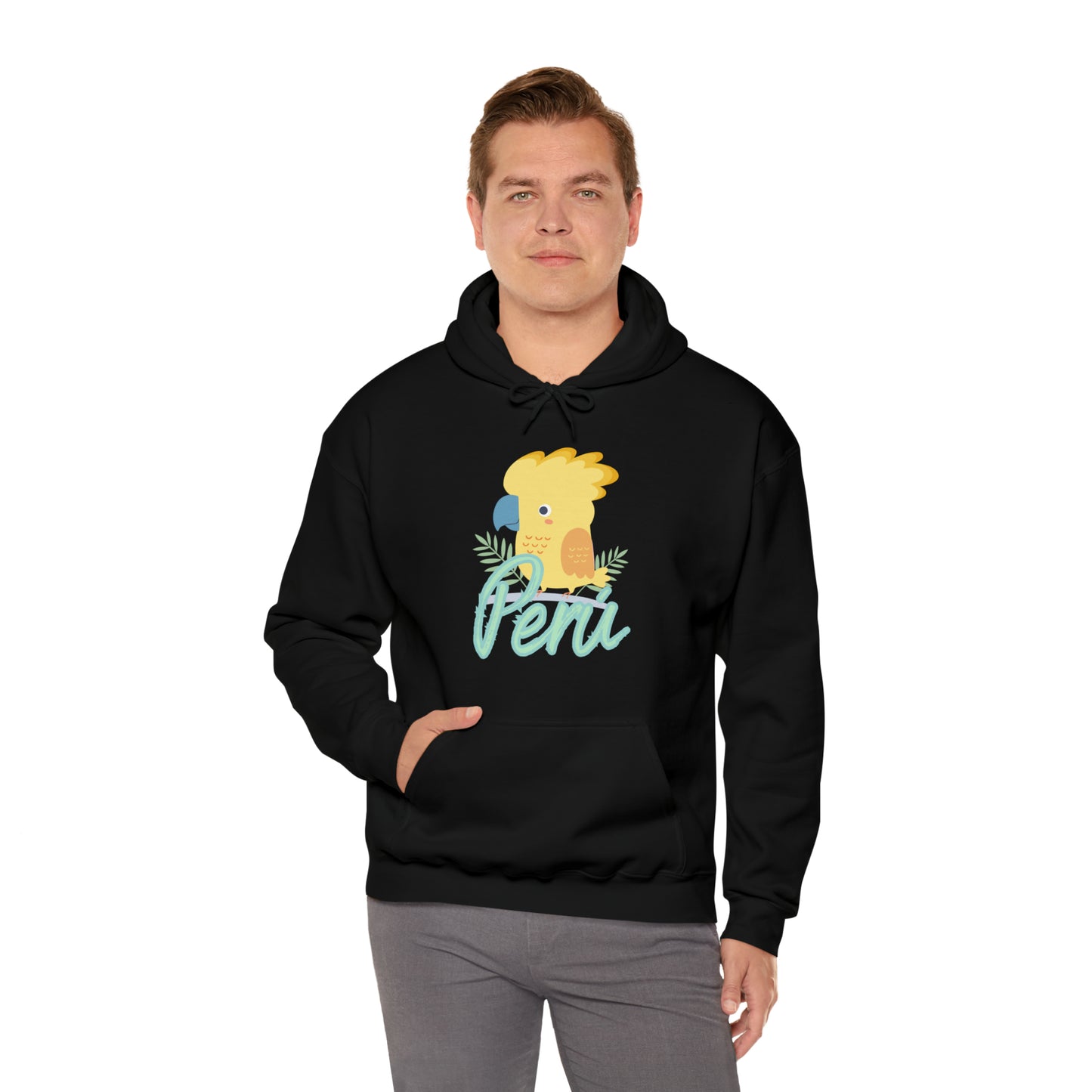 Peruvian Unisex Hoodie 'Gallito de las Rocas'