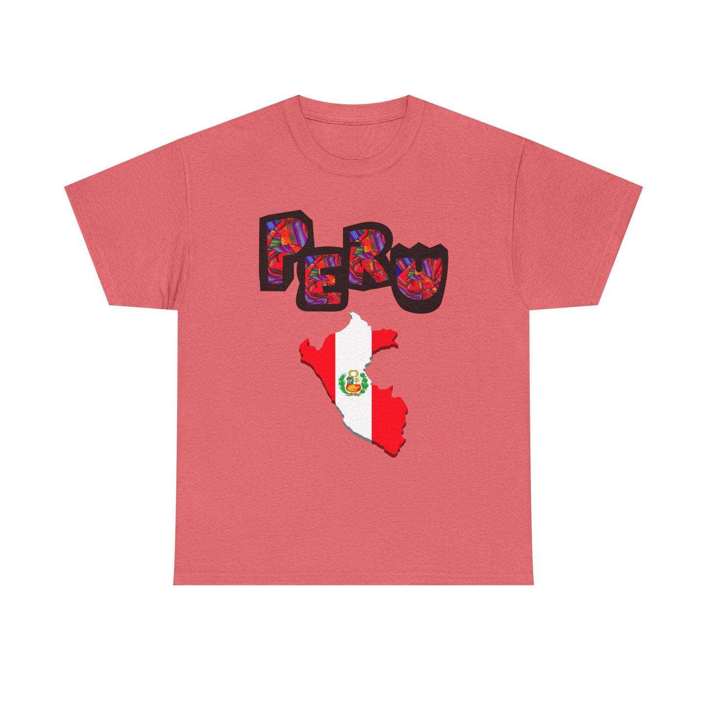 Best Peruvian T-shirt USA Unisex | Peru Map Flag Tee