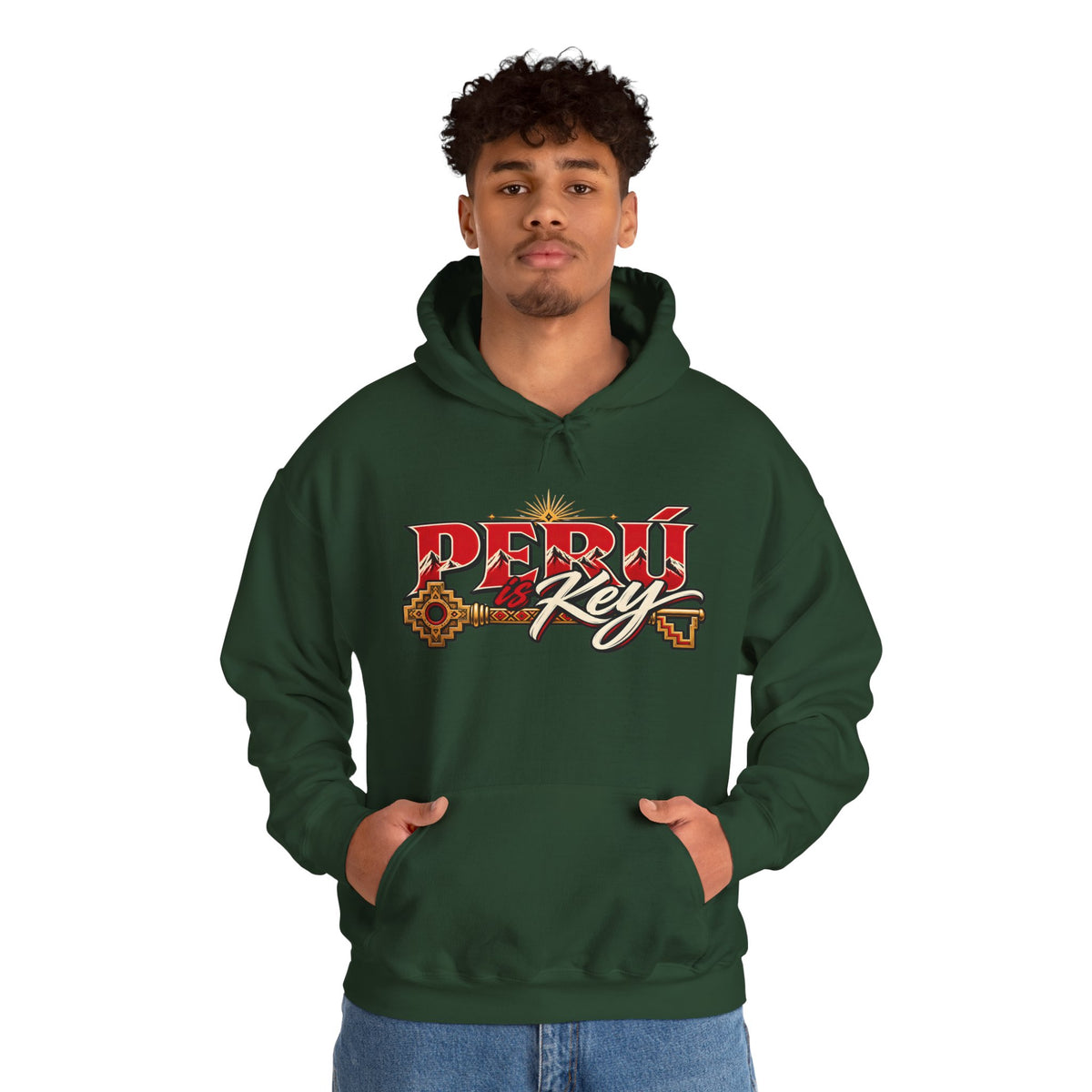 Best Peru is Key Hoodie - Golden Sun & Andes Peruvian Gift