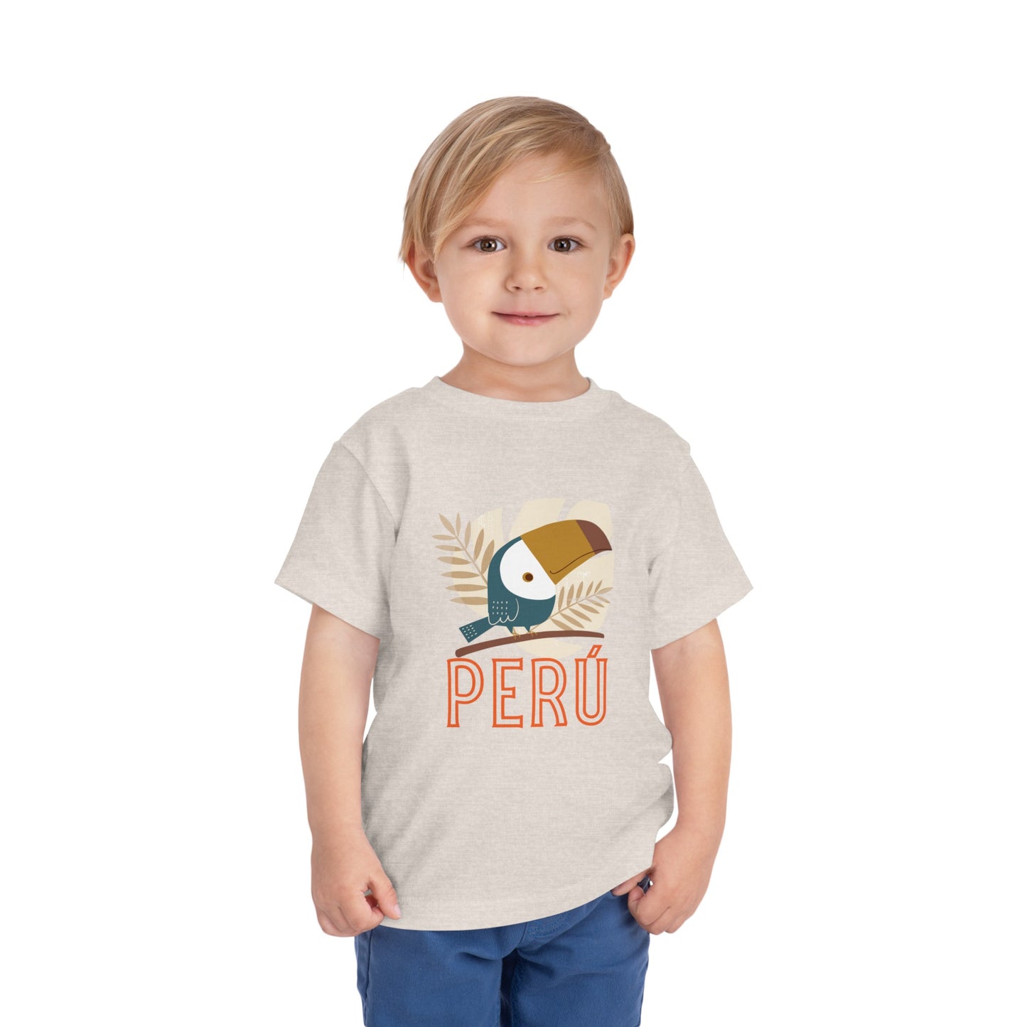 Best PeruvianToddler Short Sleeve Tee "Peru Toucan"