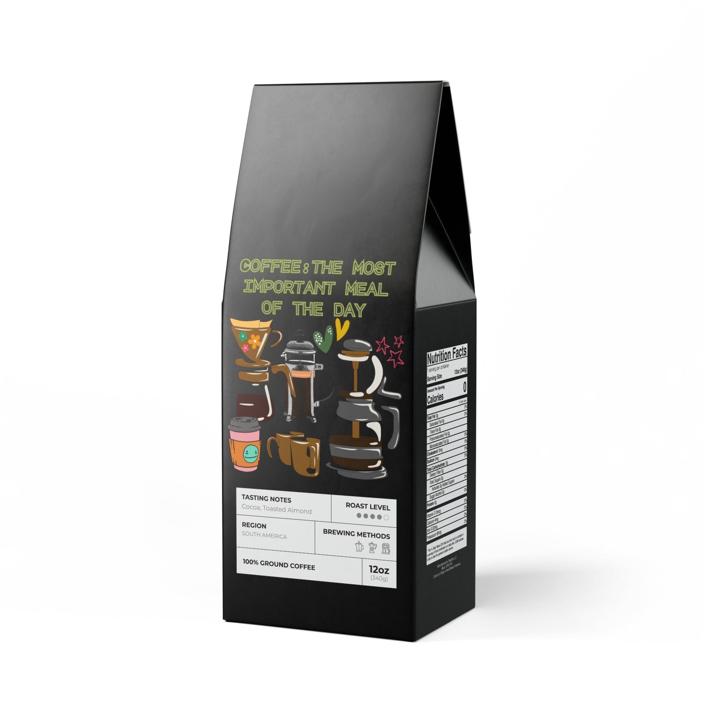 Best Coffee Blend (MEDIUM-DARK ROAST) "Coffee: the most important meal of the day"